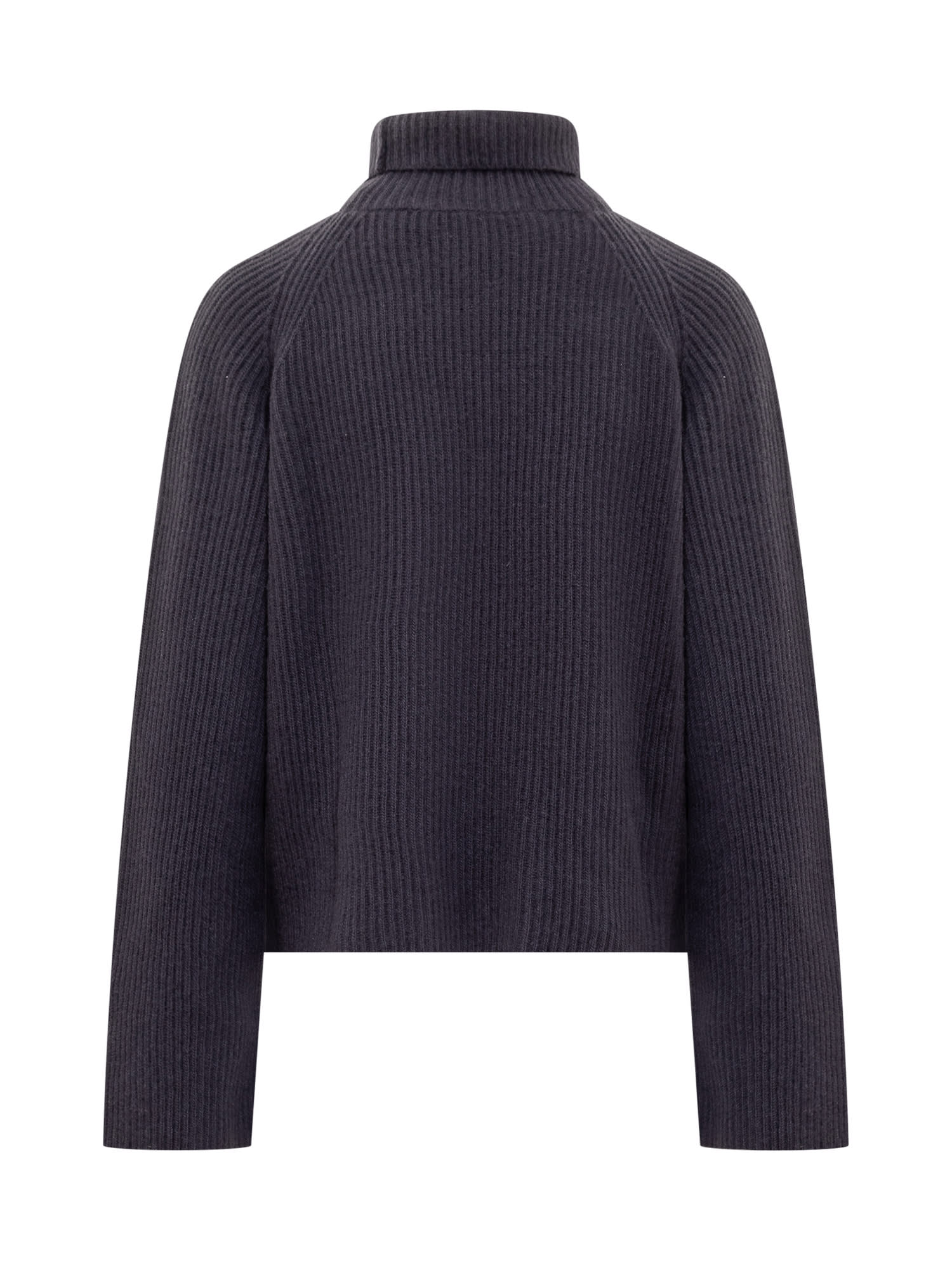 Shop Jucca Turtleneck Sweater In Blu