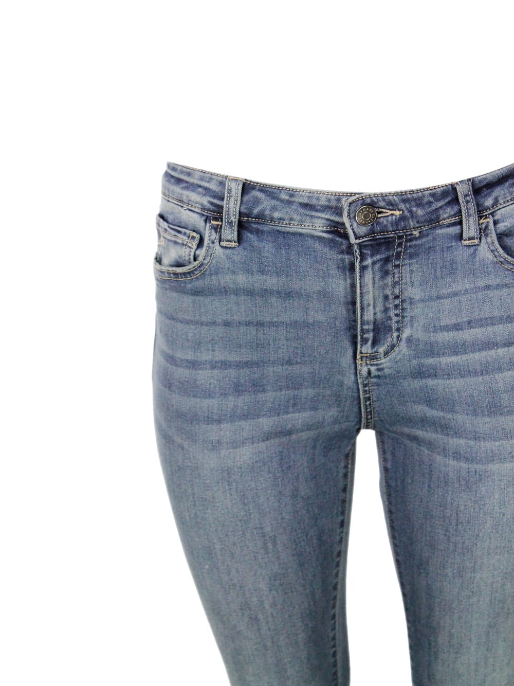 Armani Exchange Trousers In Blue