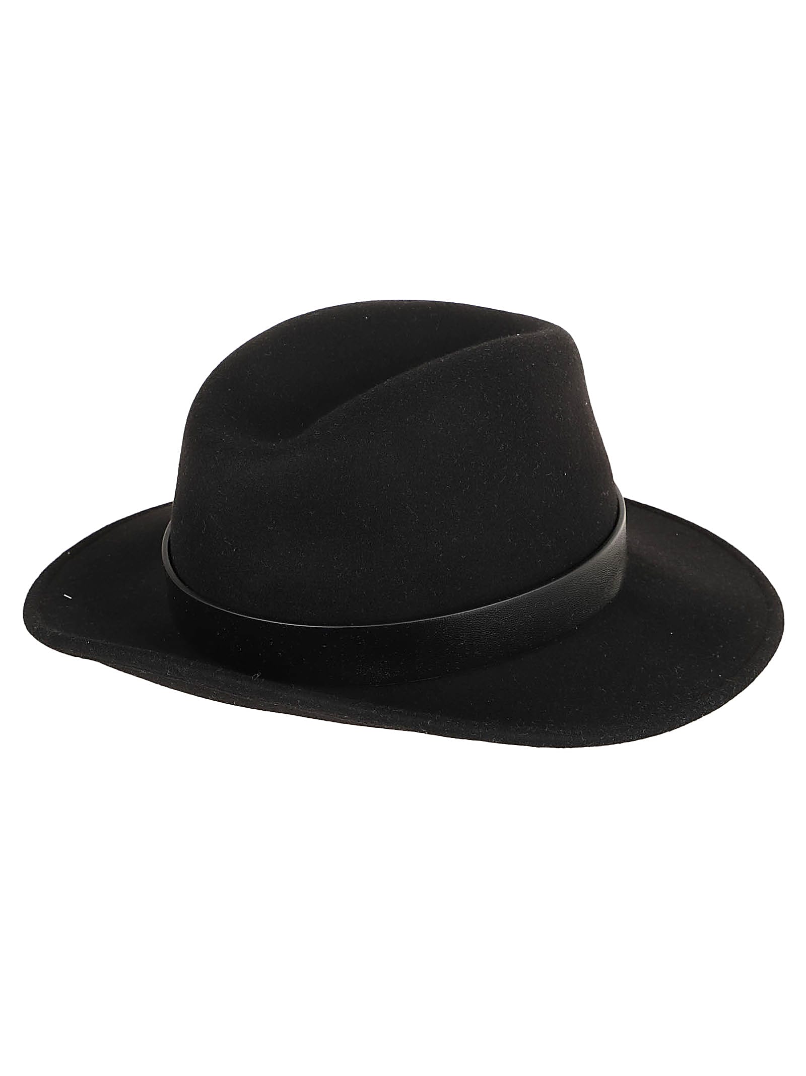 Shop Valentino Fedora Vlogo Signature In Yzy Nero Nero Oro