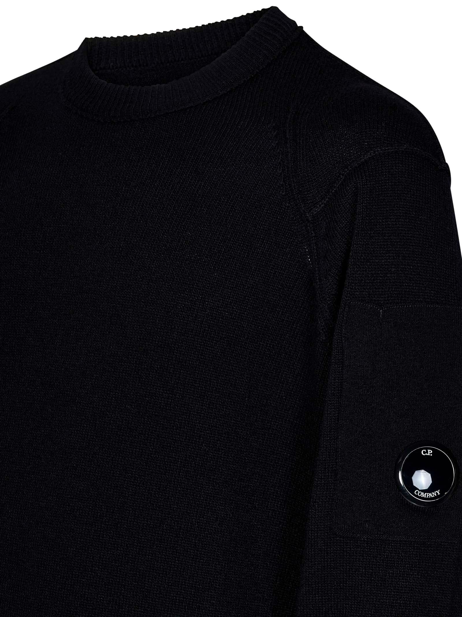 Shop C.p. Company Sweater In Black