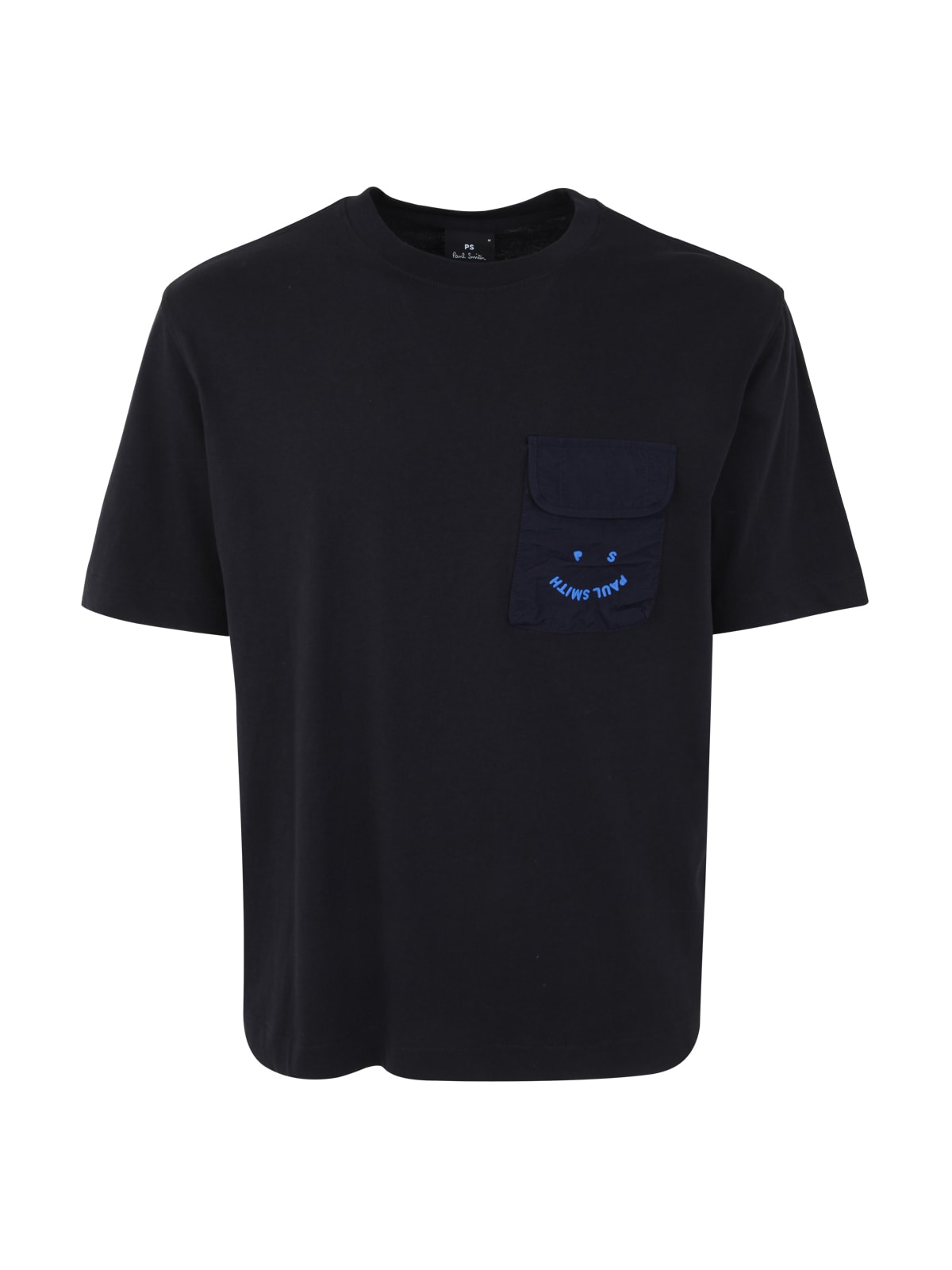 Ps By Paul Smith Mens Ss Tshirt Ps Happy In Dk Na