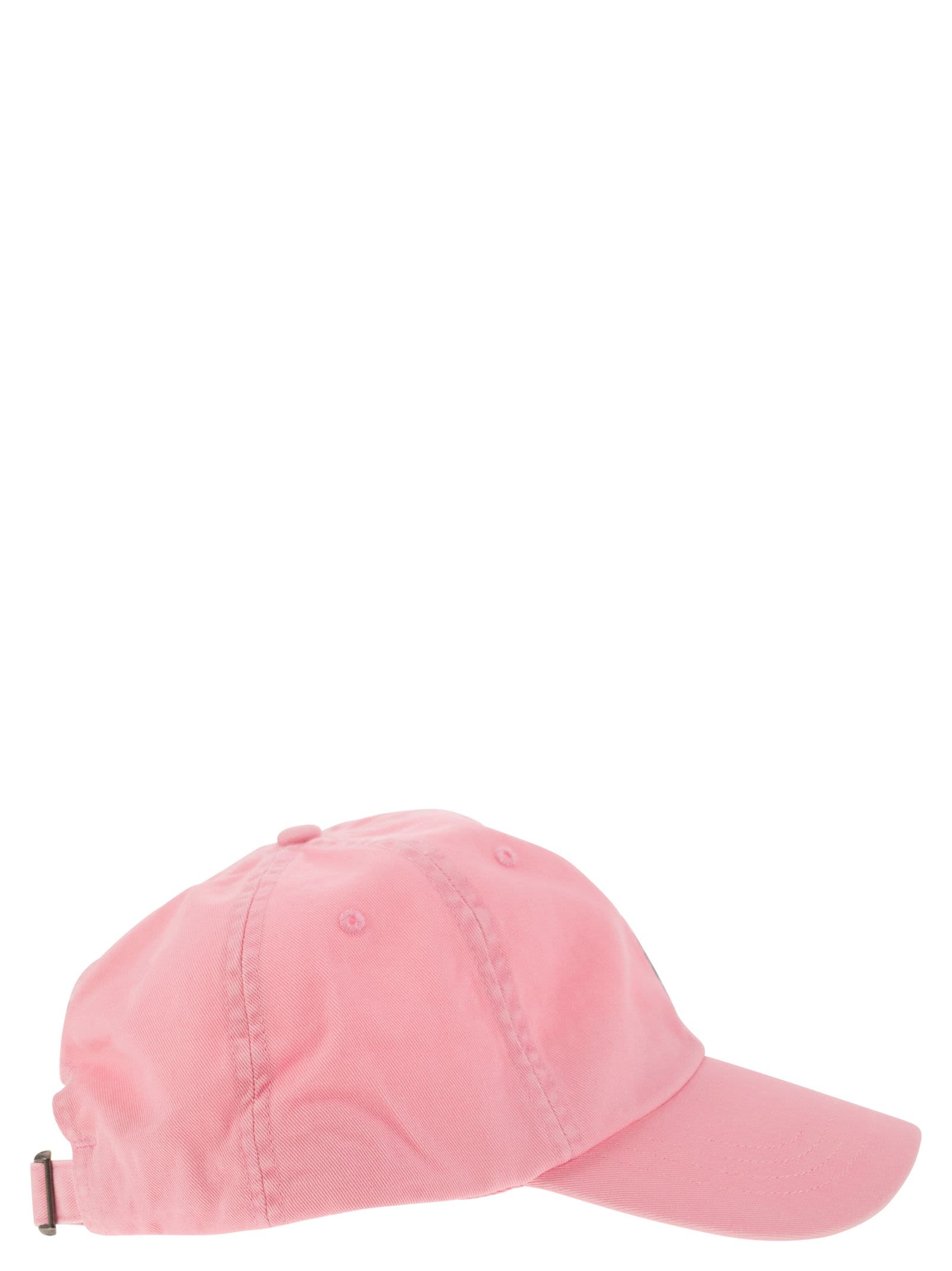 Shop Polo Ralph Lauren Cotton Chino Hat In Pink