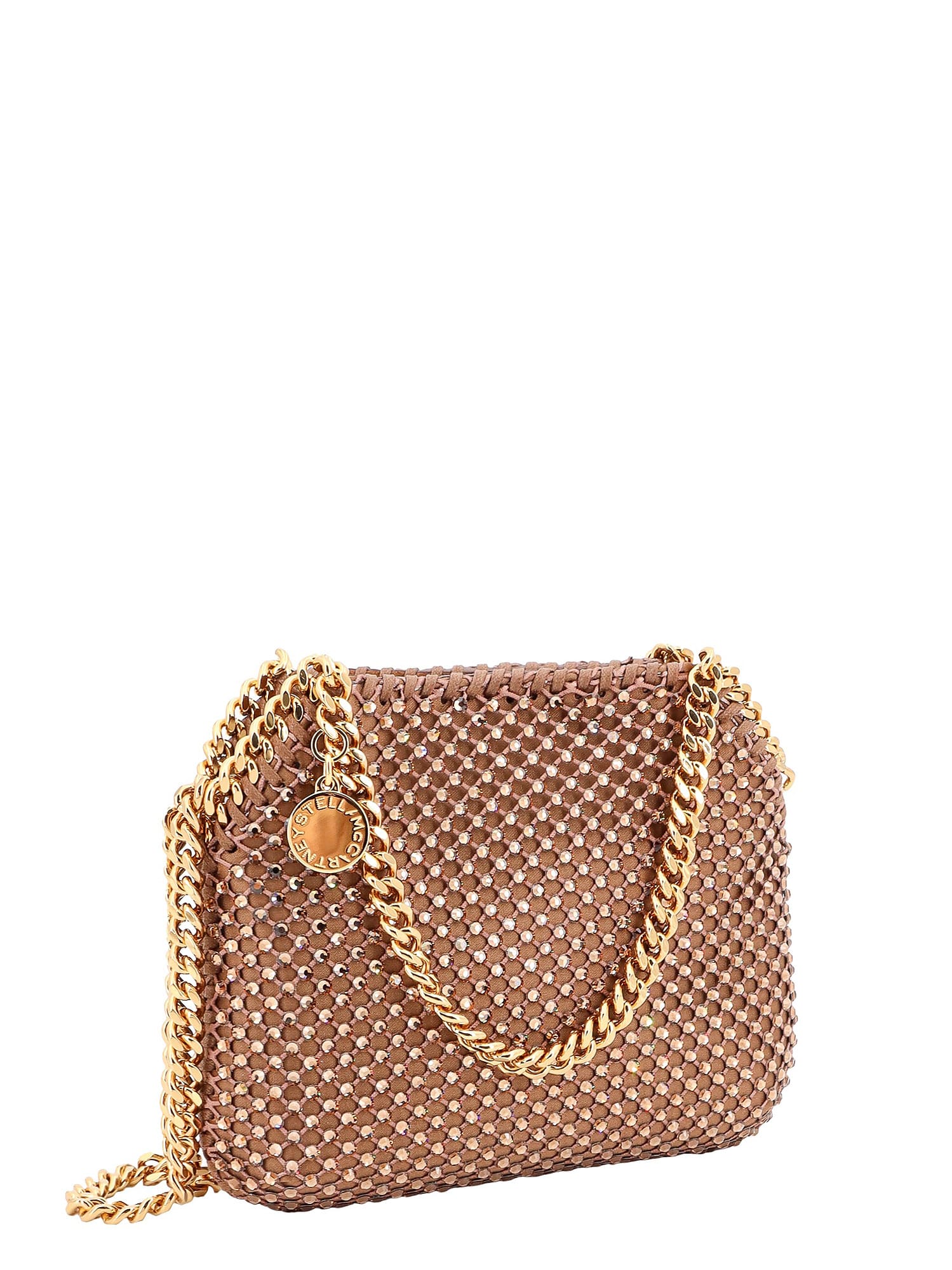 Shop Stella Mccartney Falabella Shoulder Bag In Brown