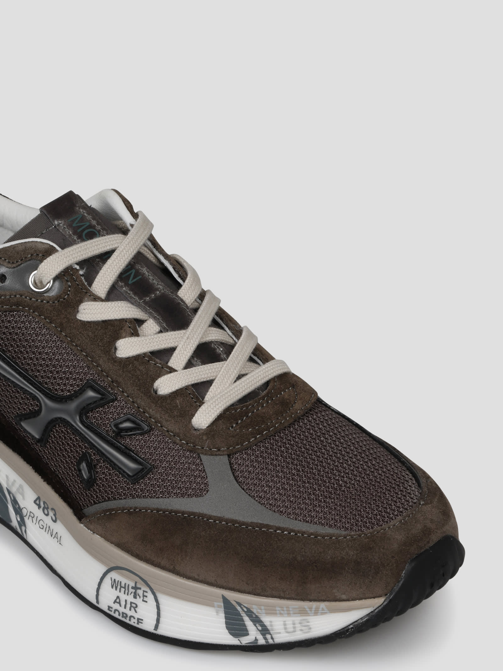 Shop Premiata Moerun Sneakers In Brown