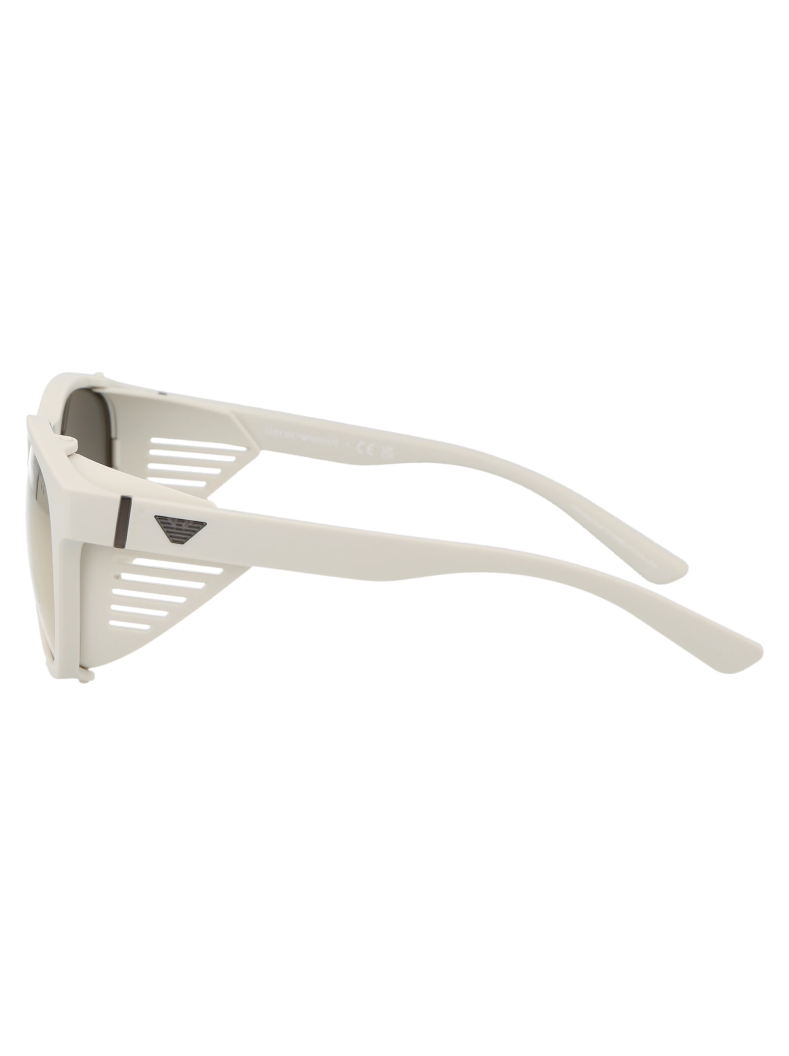 Shop Emporio Armani 0ea4216u Sunglasses In 53445a Matte White