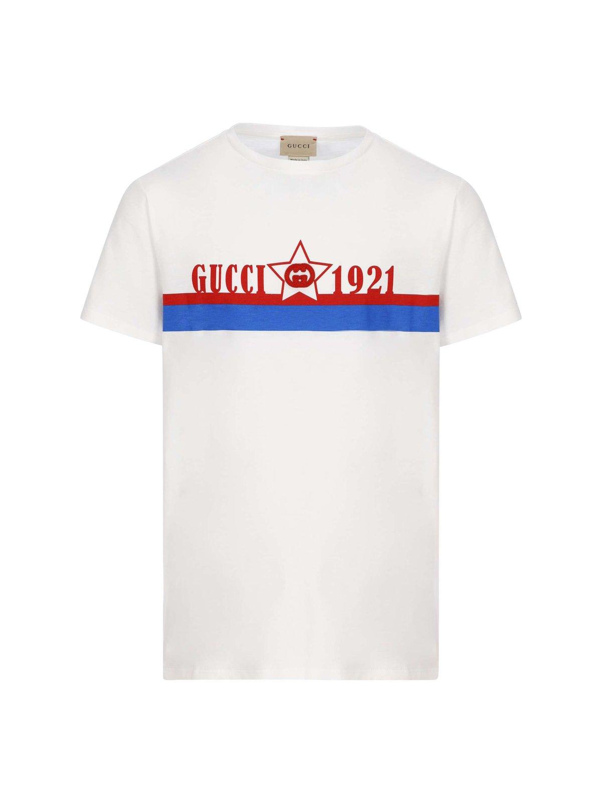Gucci Interlocking G Star Crewneck T-shirt