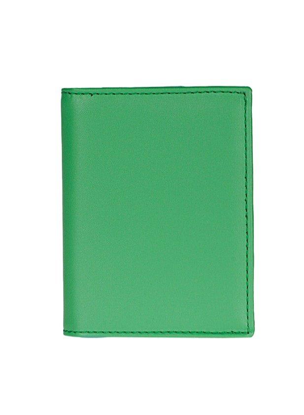Comme Des Garçons Bi-fold Wallet In Gree Green