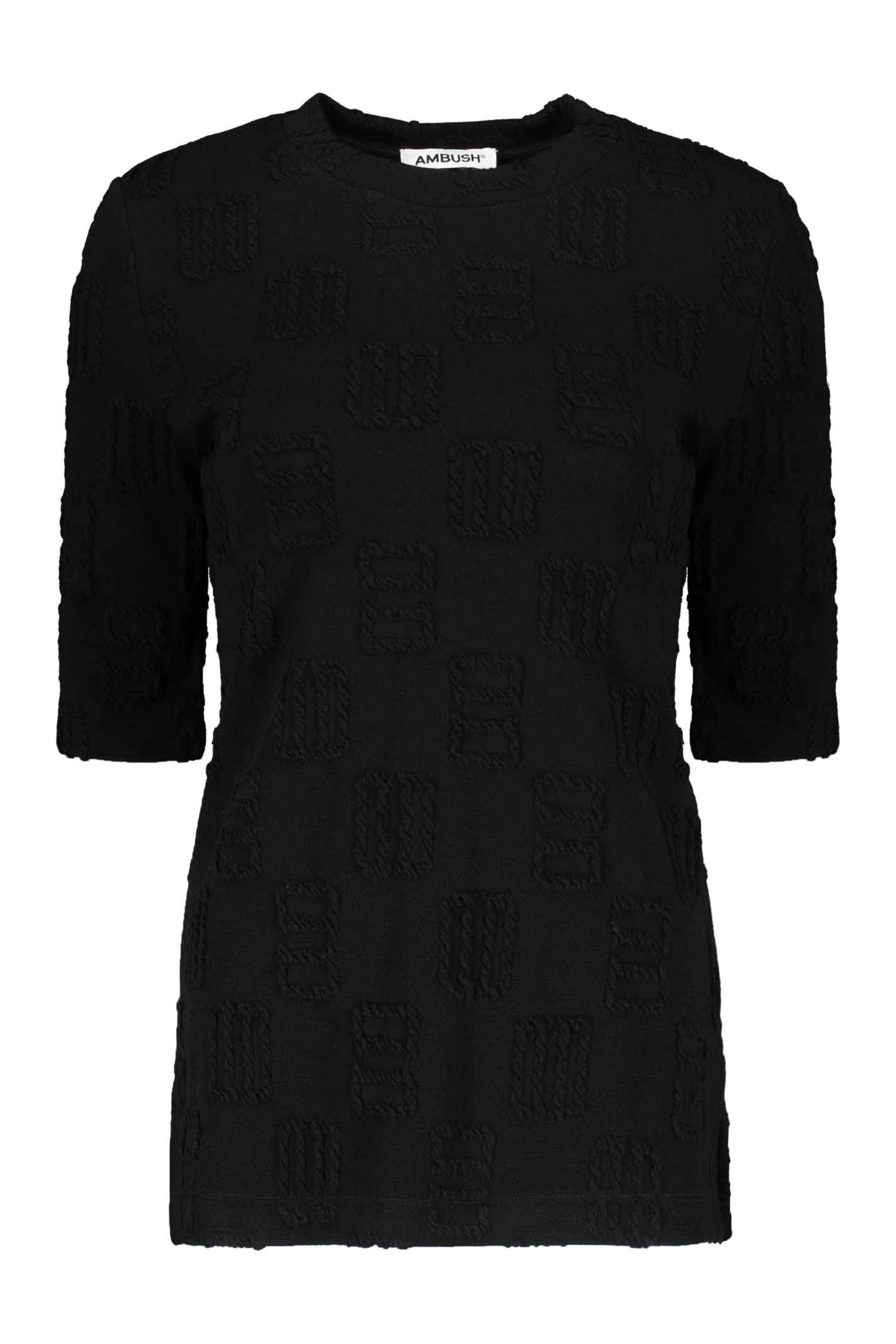 Shop Ambush Wool Blend T-shirt In Black