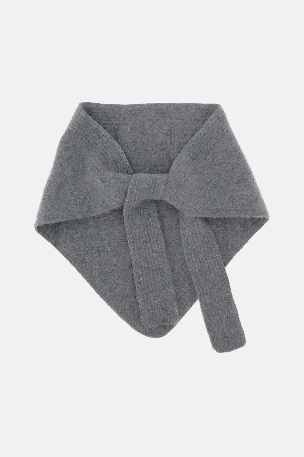 Jacquemus Le Chale Gros Grain In Gray