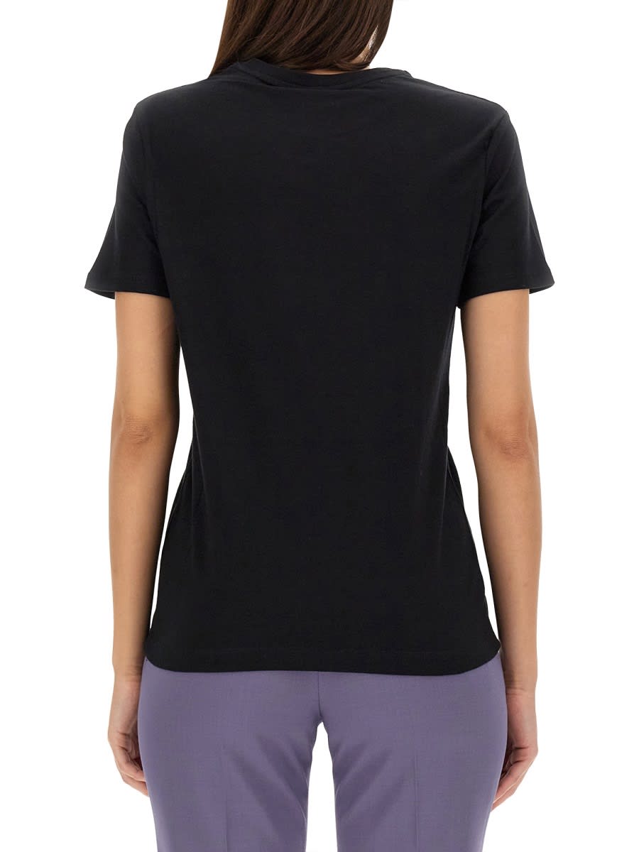 Ps By Paul Smith "zebra" T-shirt In Black