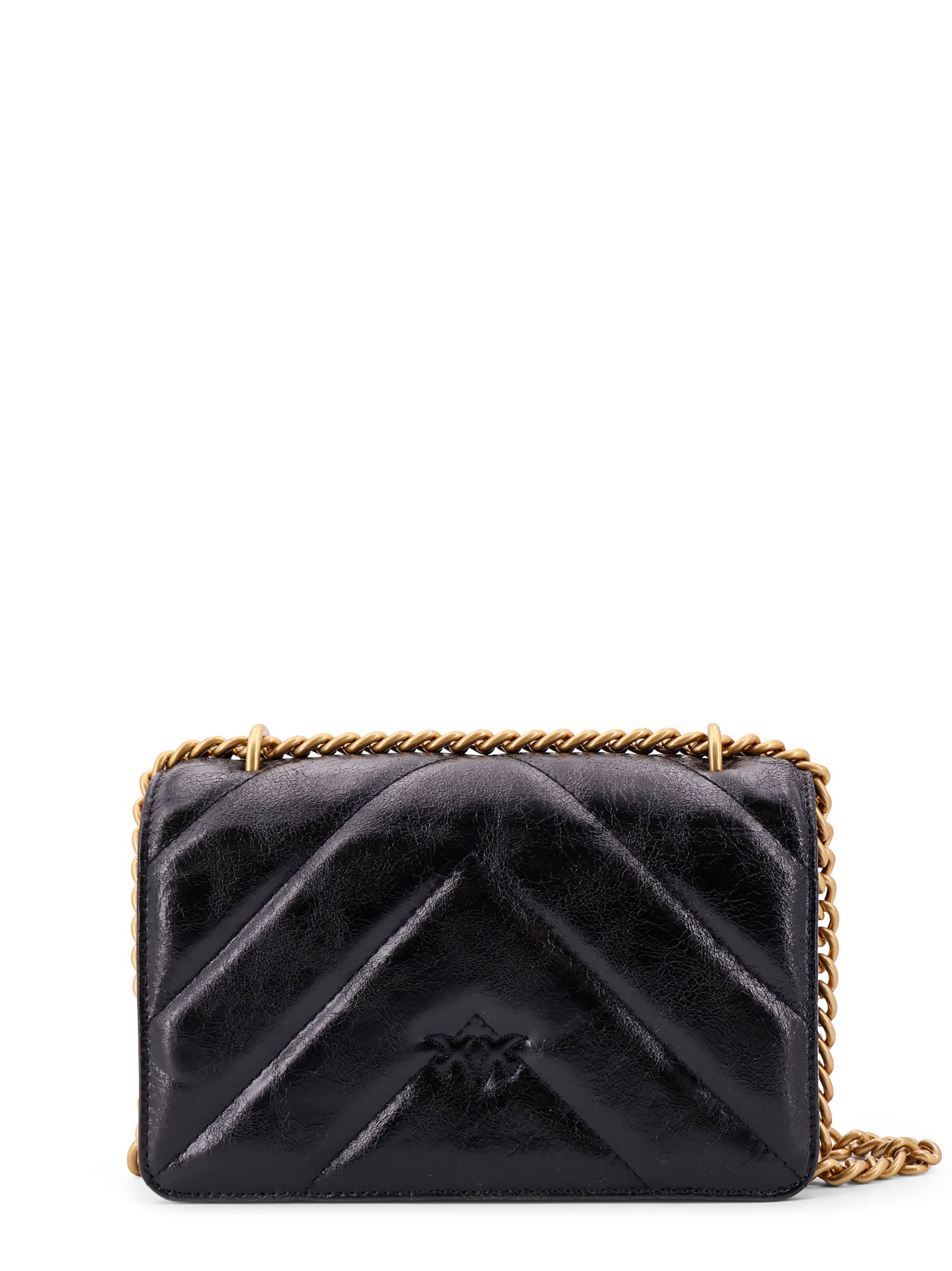 Shop Pinko Shoulder Bag In Black