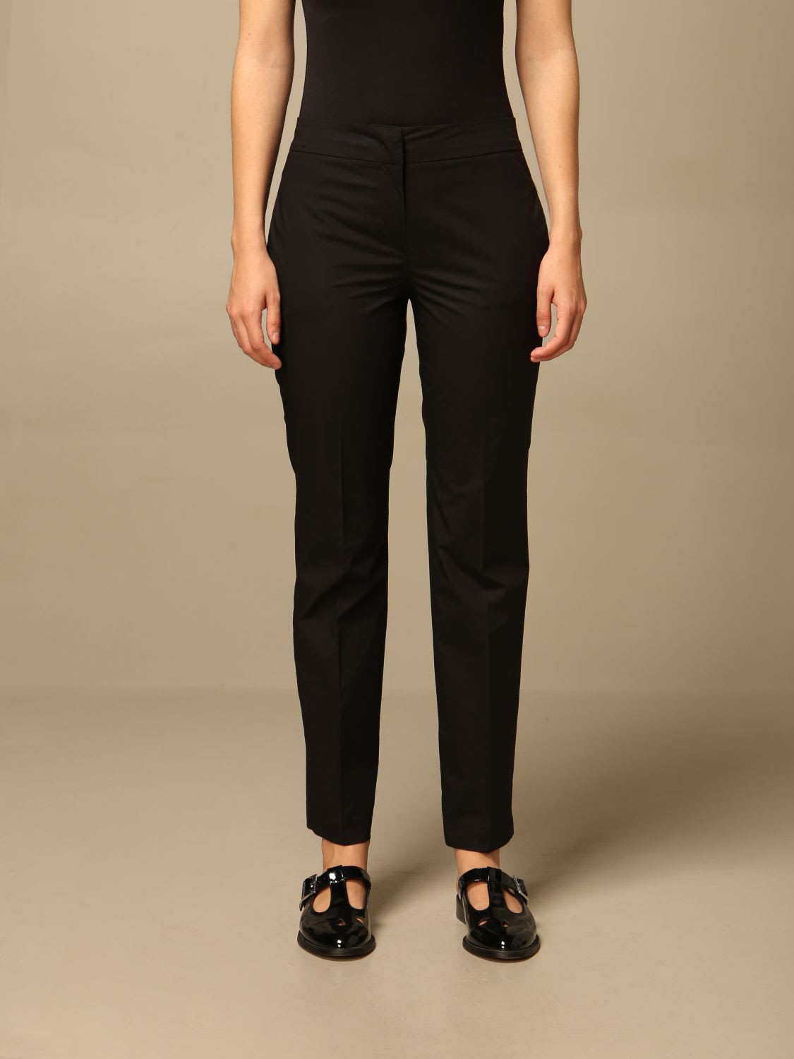 Twinset Pants Twin-set Cotton Trousers With America Pockets