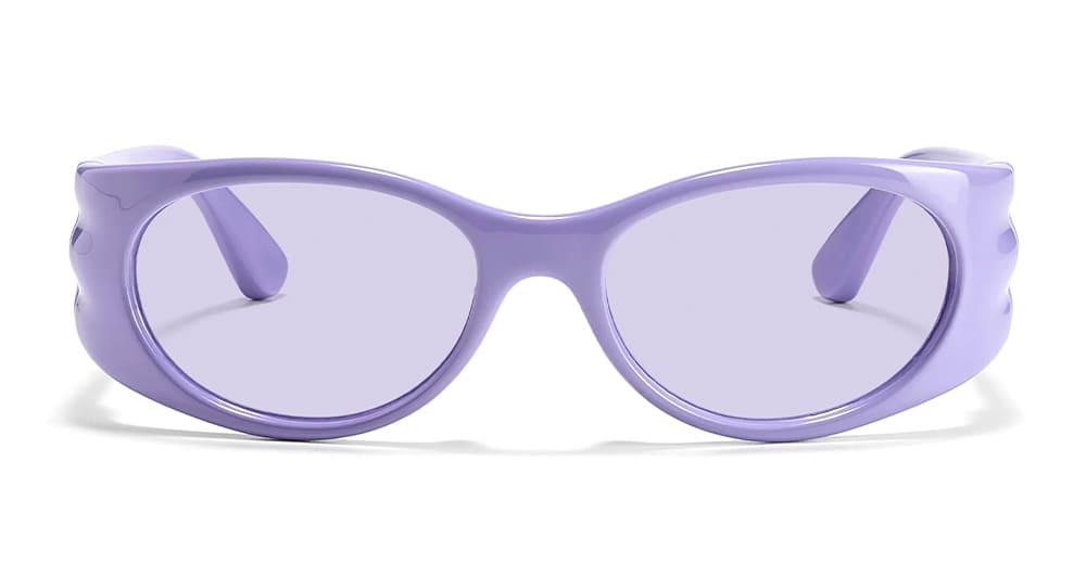 Junk Plastic Rehab June - Marshmallow Sunglasses In Purple