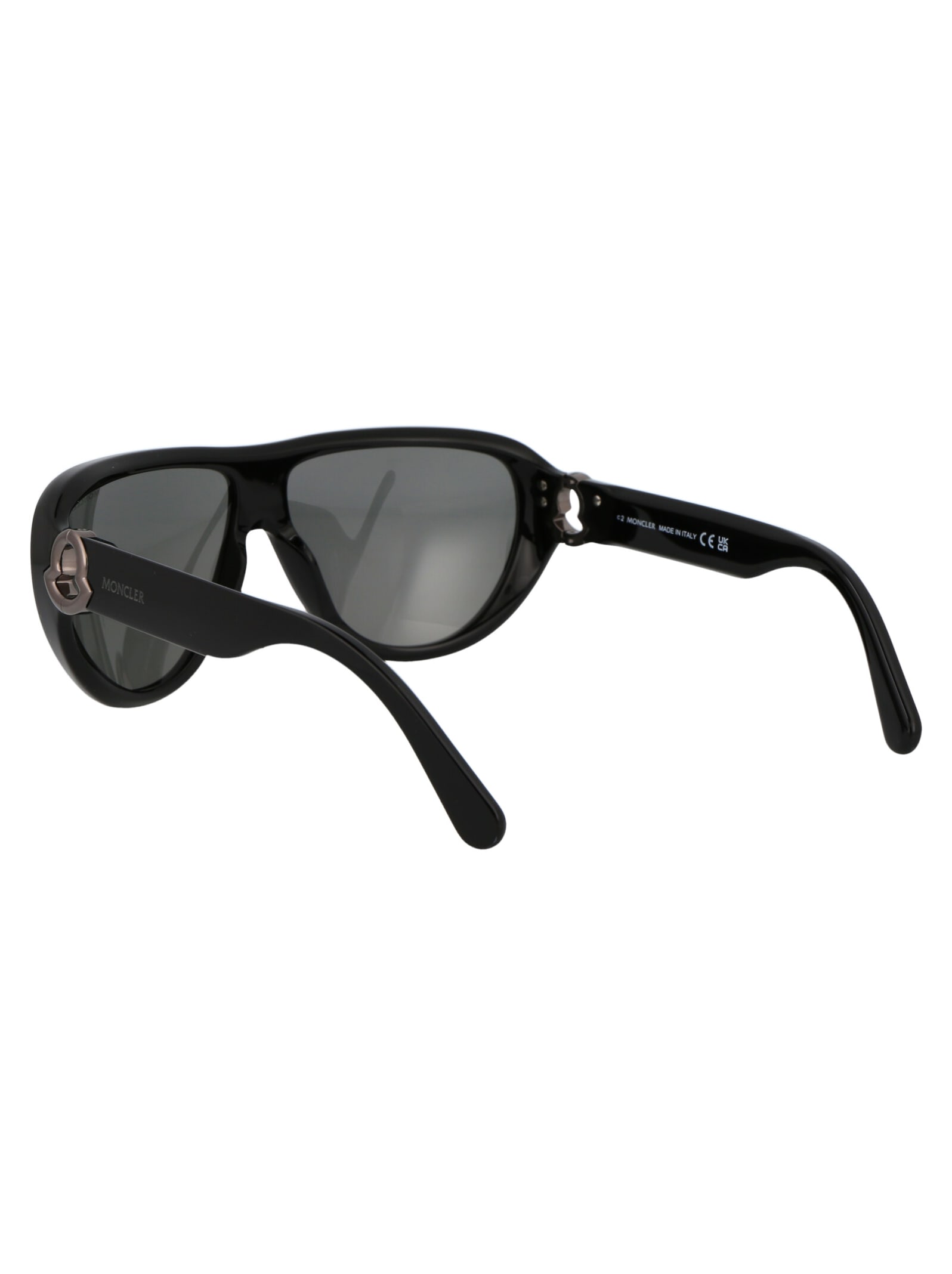 Shop Moncler Ml0246 Sunglasses In 01a Black