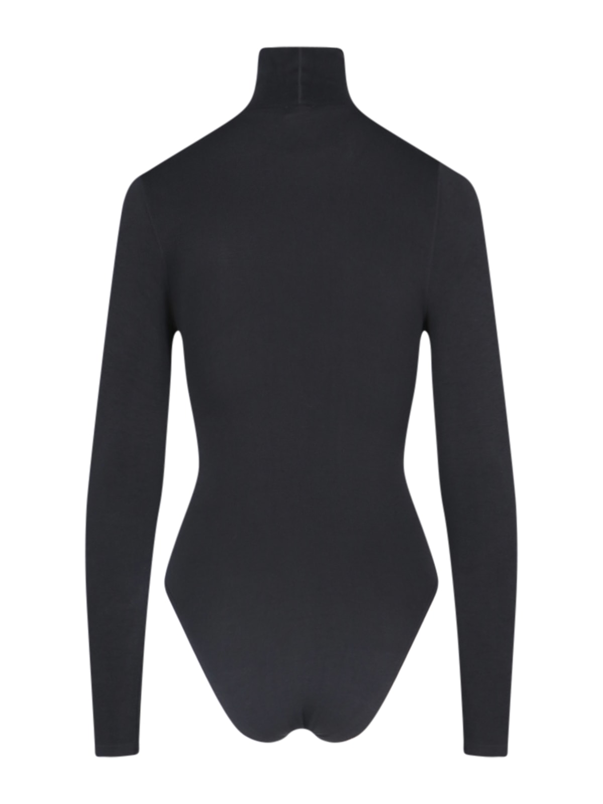 Shop Wolford High Neck Body In Black