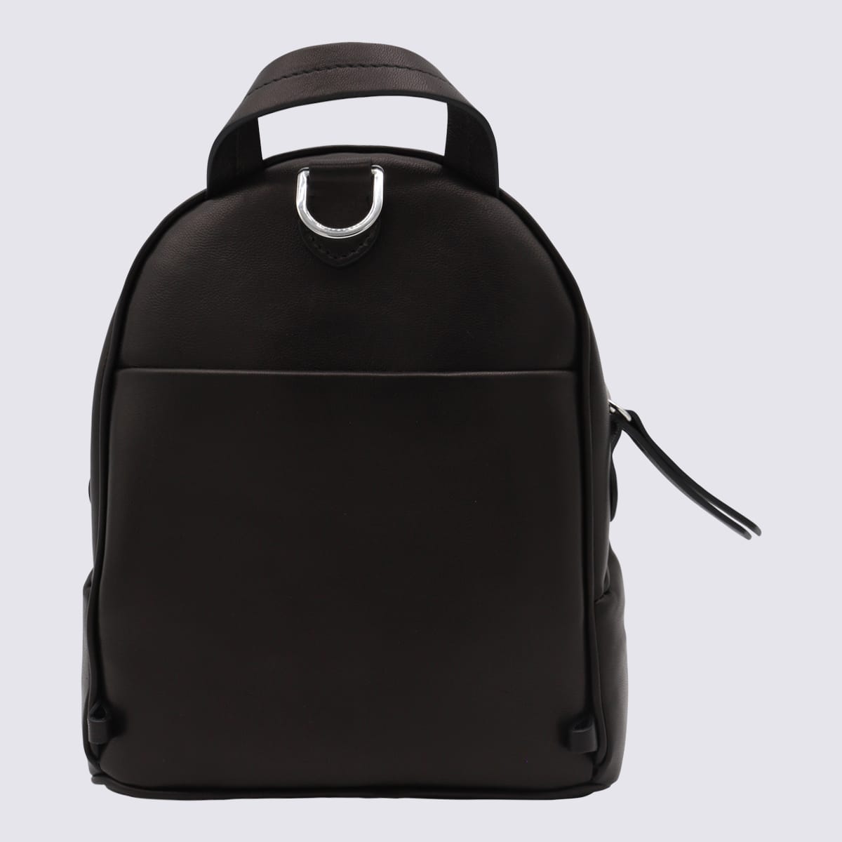 Shop Maison Margiela Black Leather Backpacks