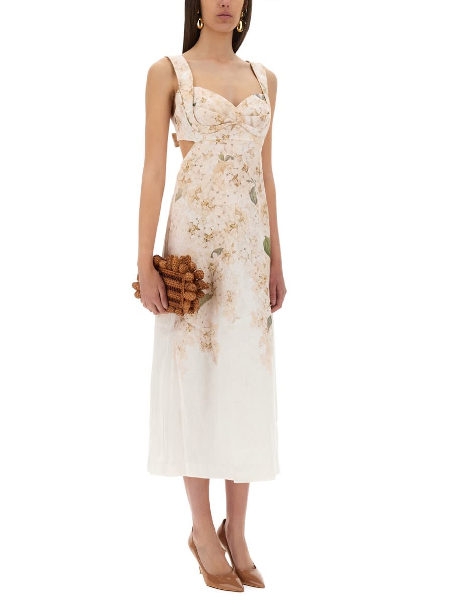 Shop Zimmermann Balance Midi Dress