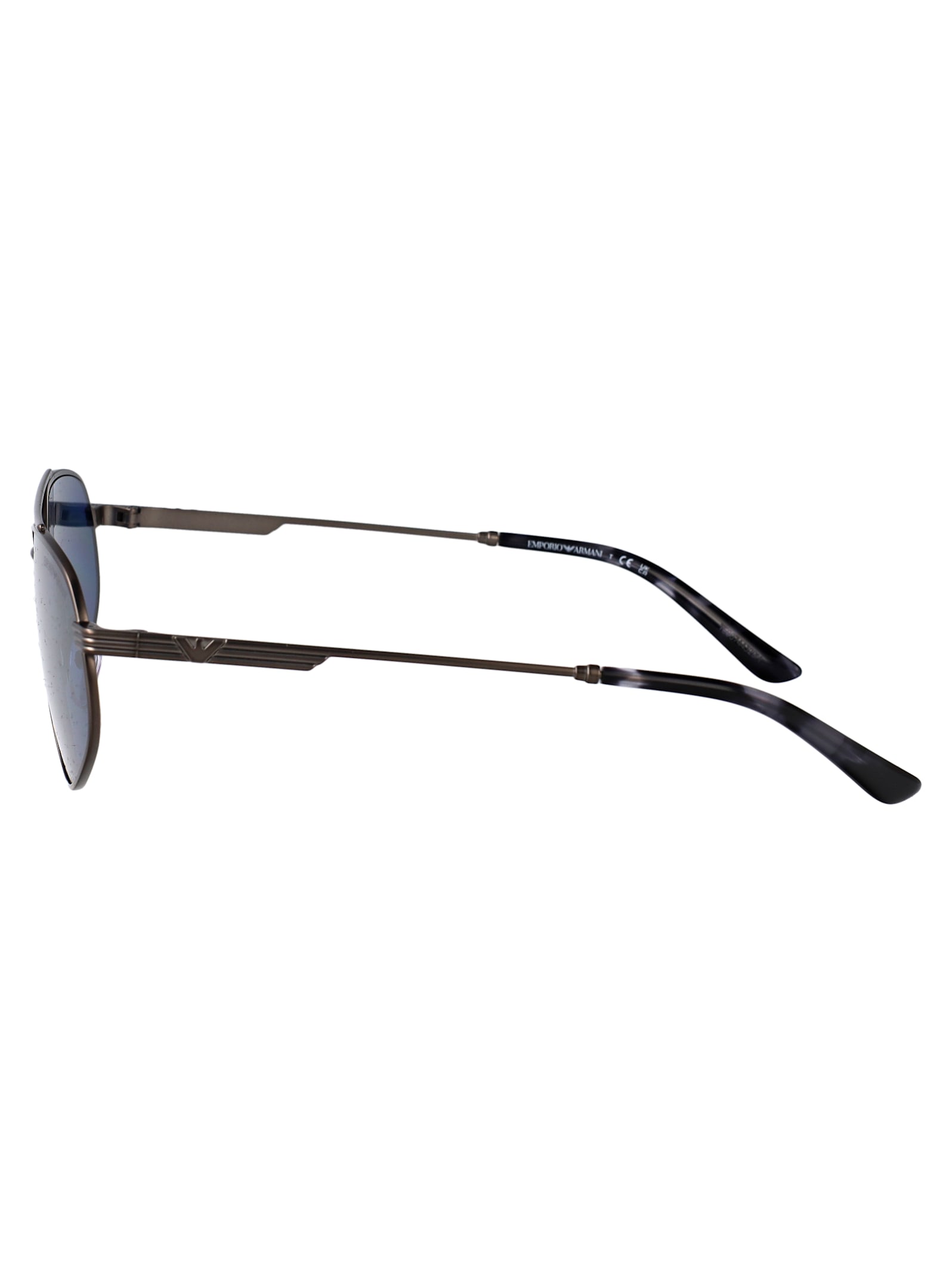 Emporio Armani Round Sunglasses 0 Ea2156 300380 In Blue
