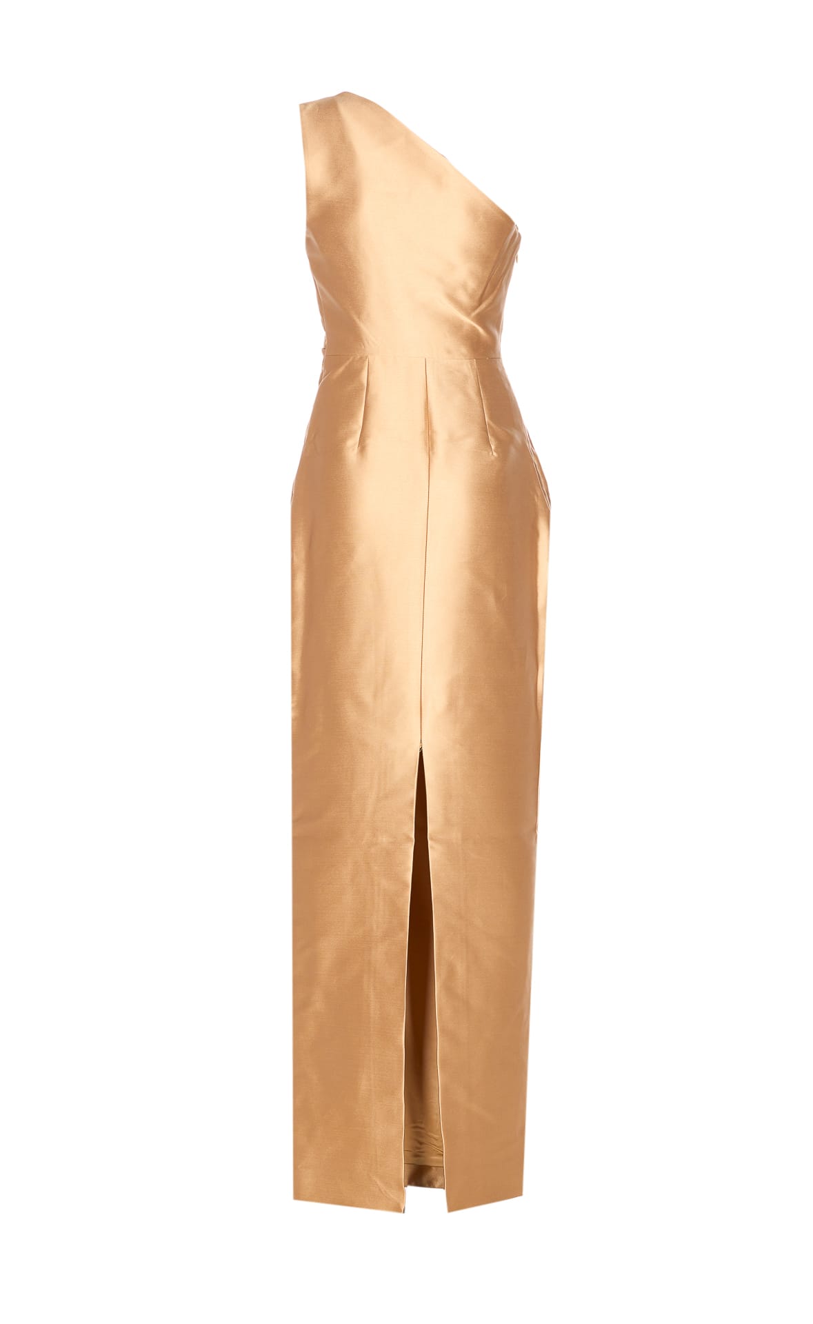 Solace London Kira Midi Dress In Gold