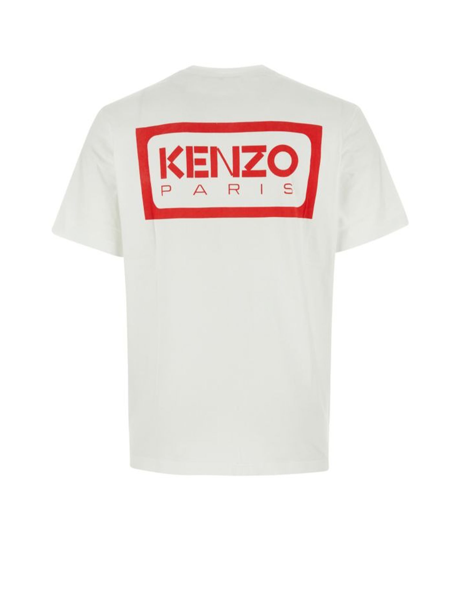 Shop Kenzo Paris White T-shirt In Off White