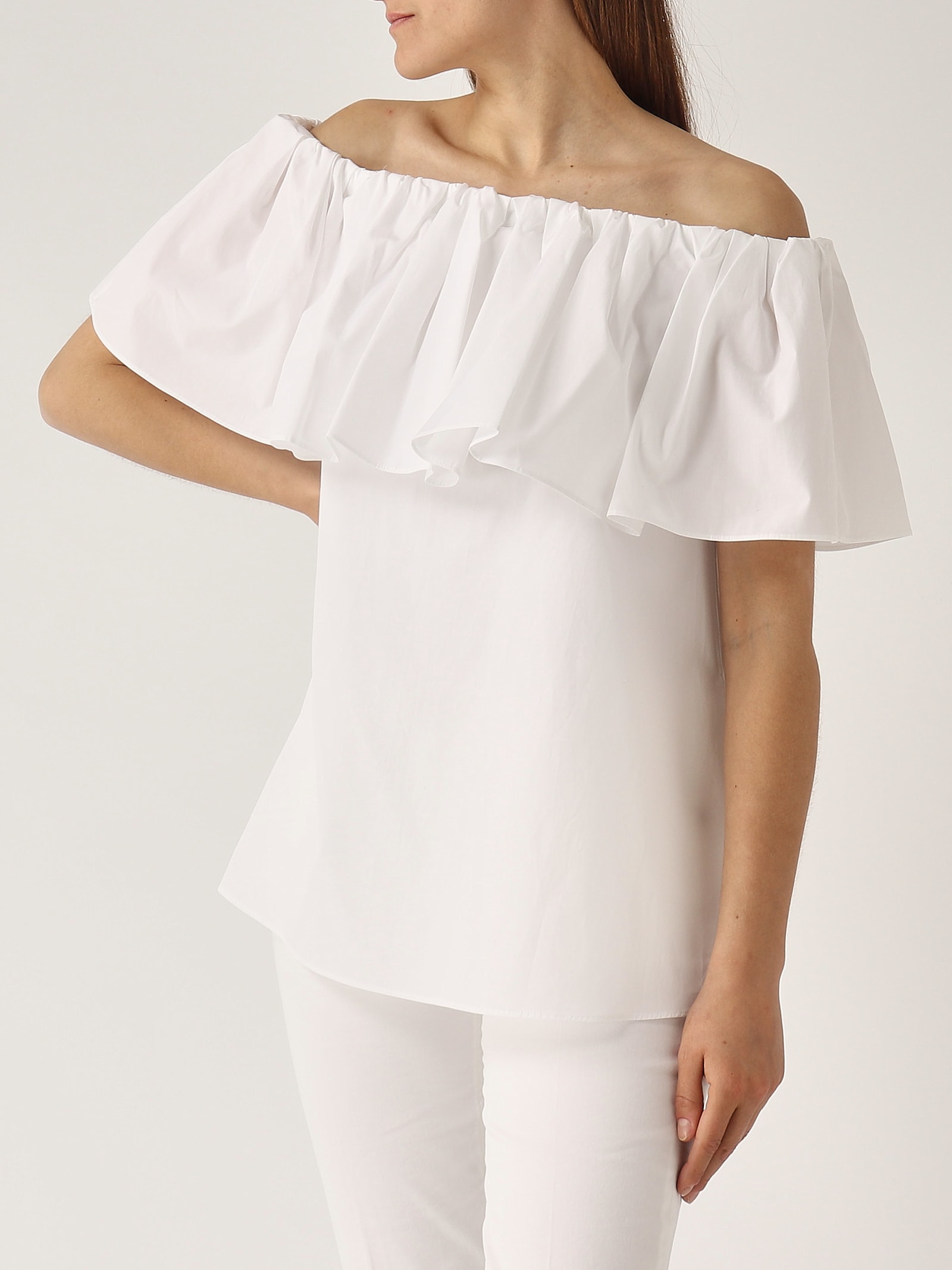 Max Mara Peccati Blouse In Bianco