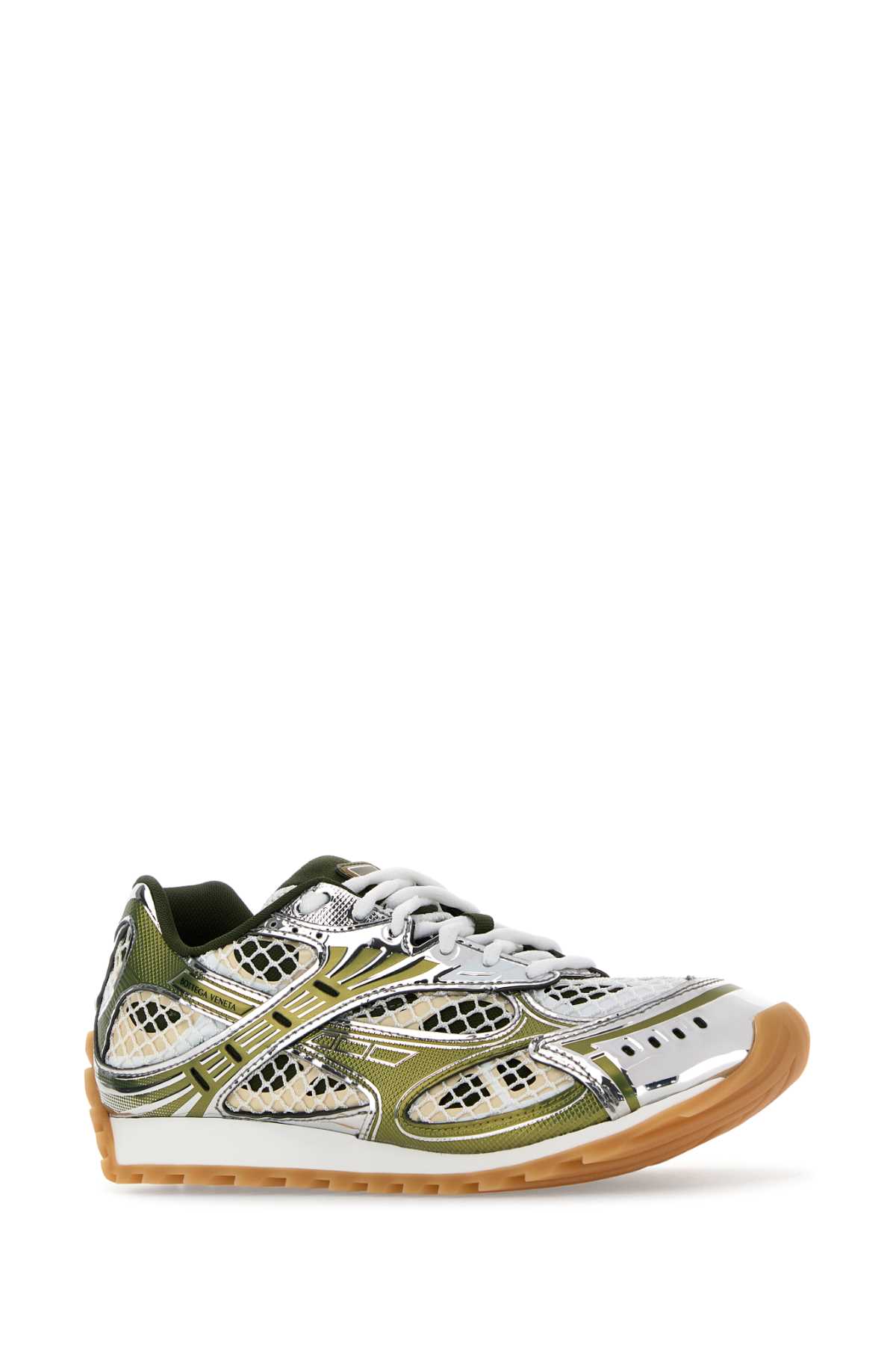 Shop Bottega Veneta Multicolor Orbit Sneakers In Mudwhite