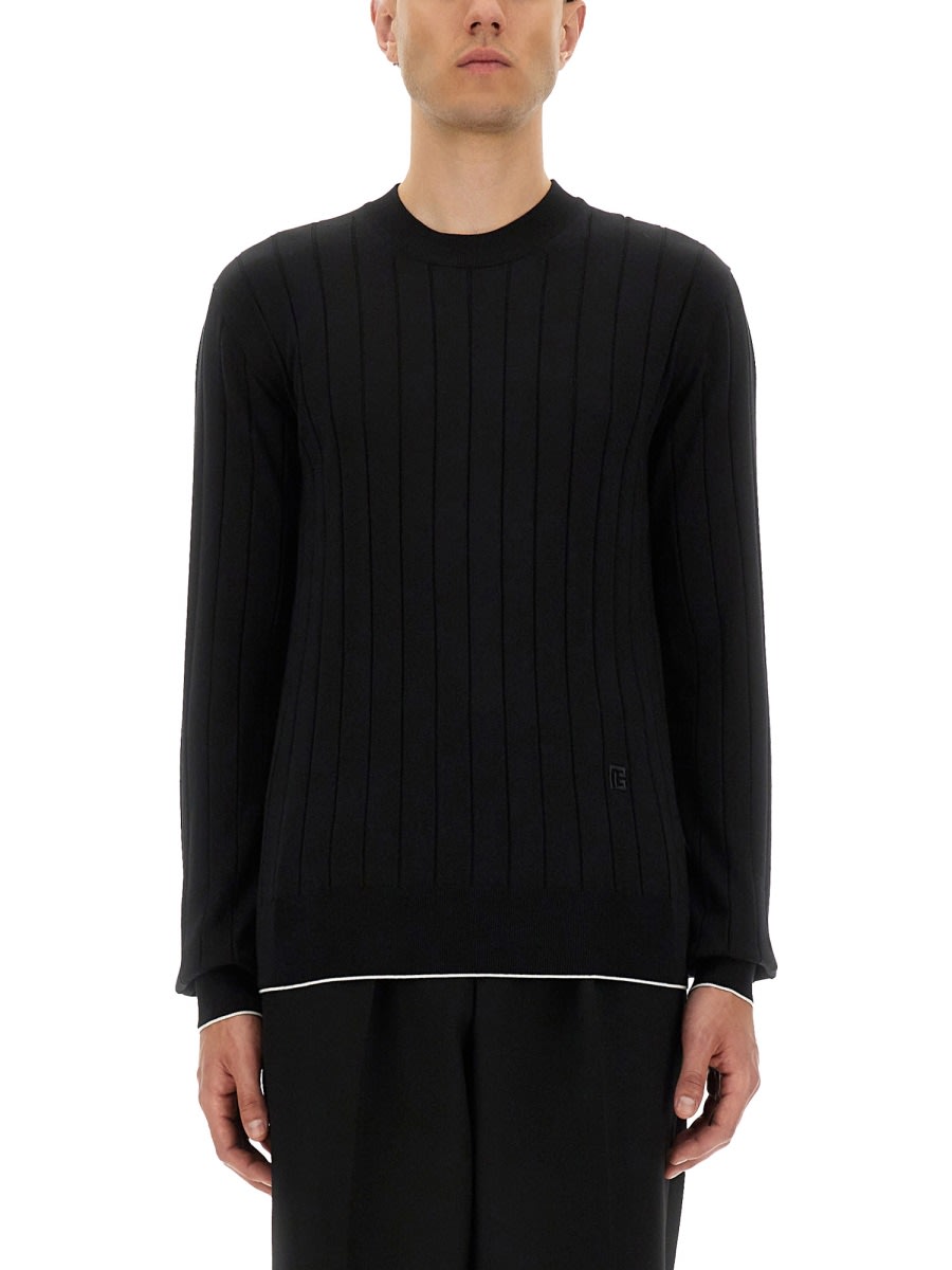 Balmain Silk And Cotton Knit