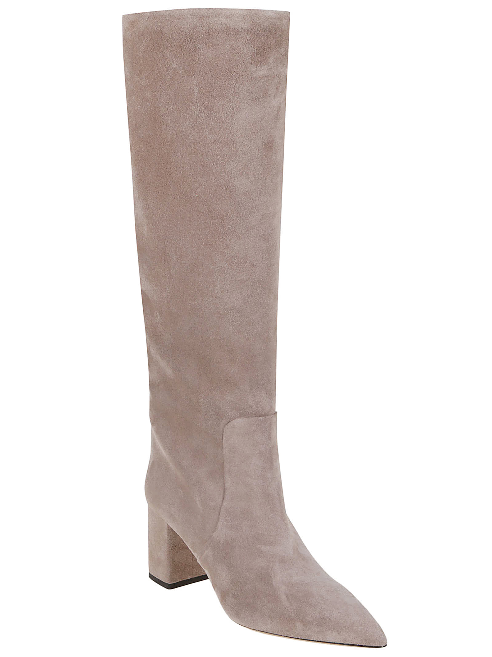 Paris Texas Anja Knee-high Block Heel Boots In Pink