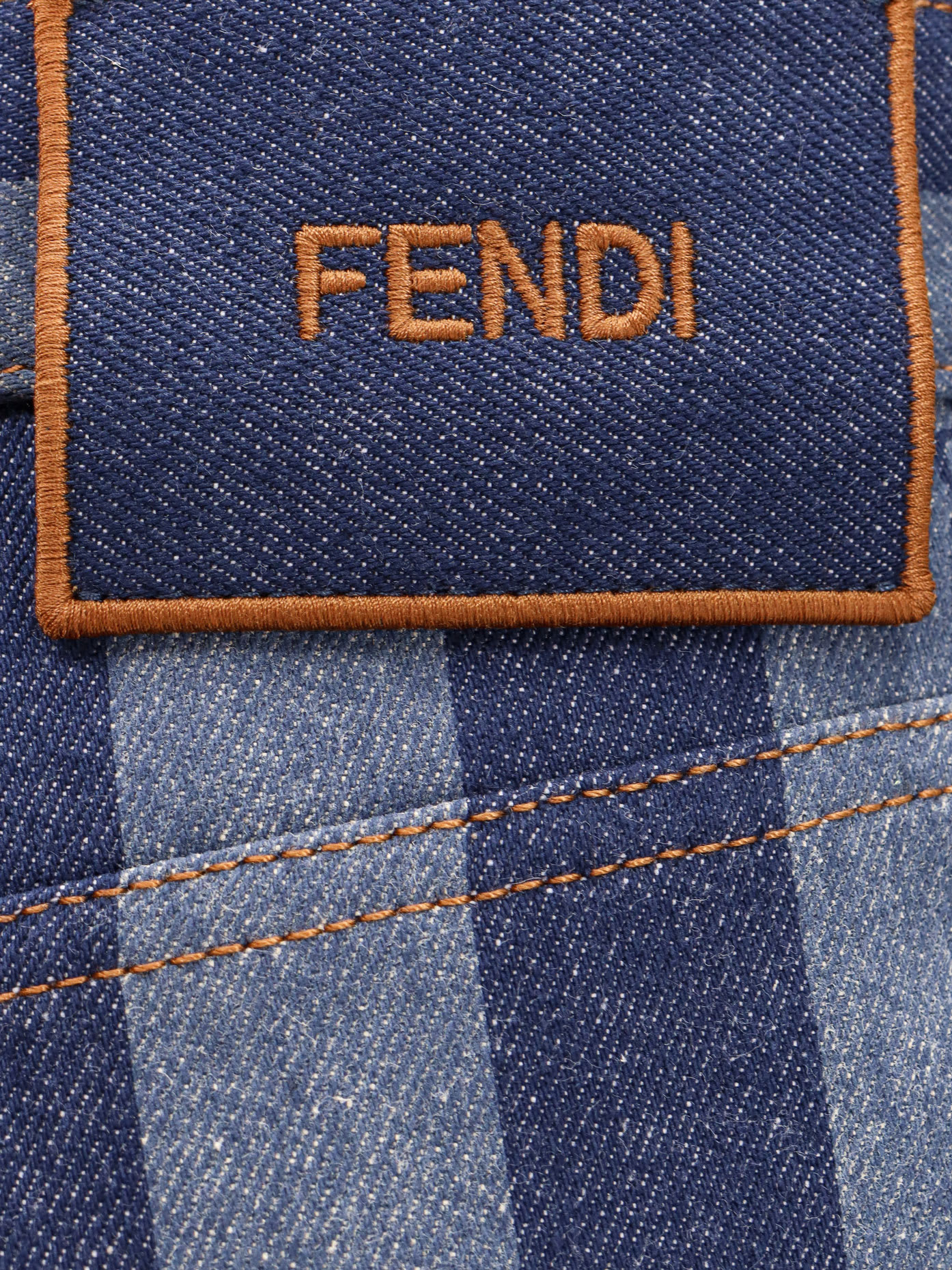 Shop Fendi Jeans In Blue