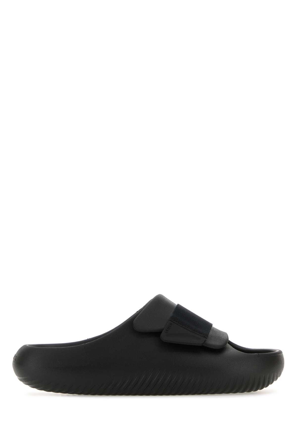 Black Rubber Mellow Luxe Recovery Slippers