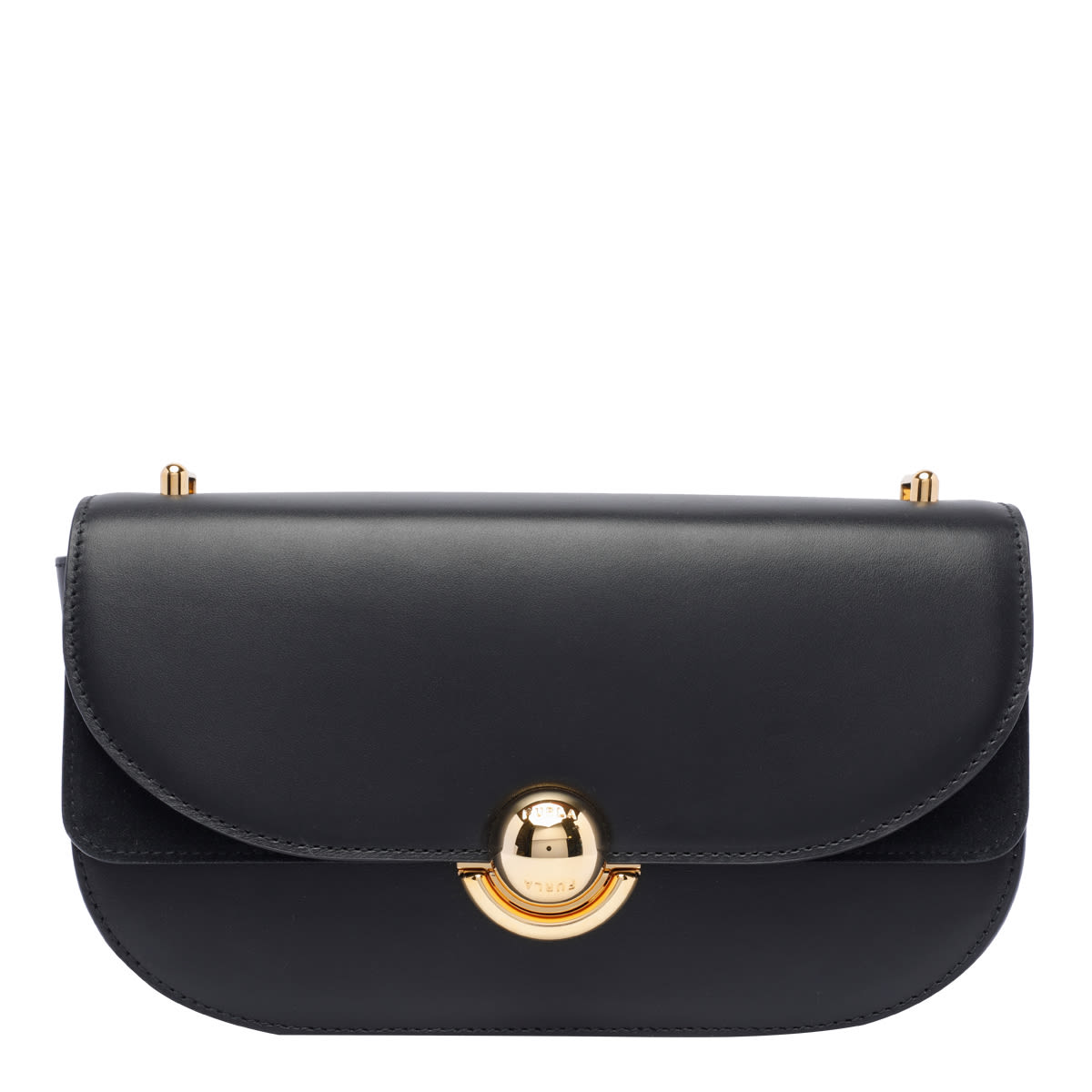 Shop Furla Sfera Small Shoulder Bag Small In Black