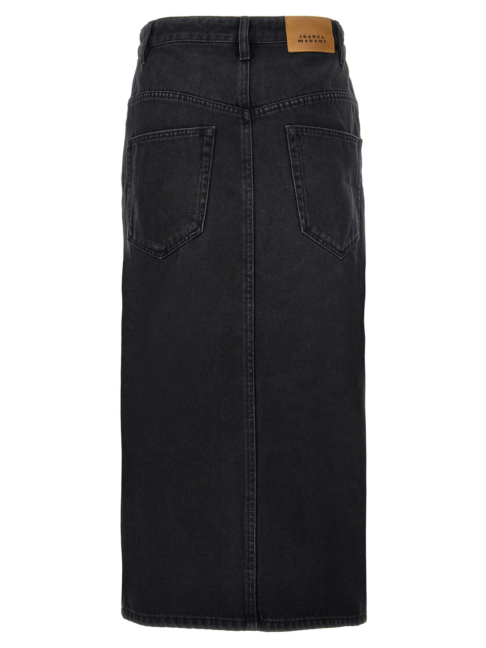 Shop Marant Etoile Vandy Skirt In Black