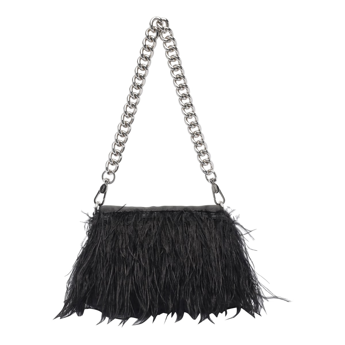 Liu •jo Logo Shoulder Bag In Black