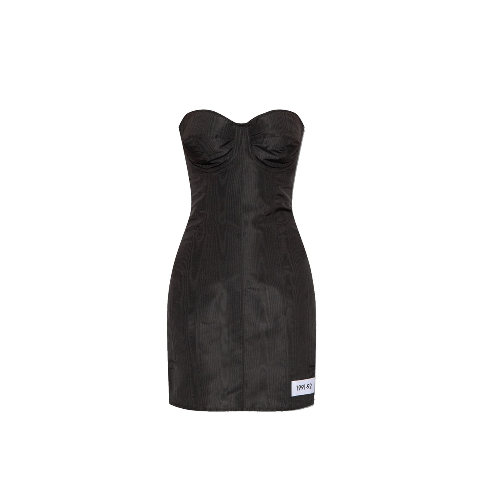 Shop Dolce & Gabbana X Kim Mini Dress In Black
