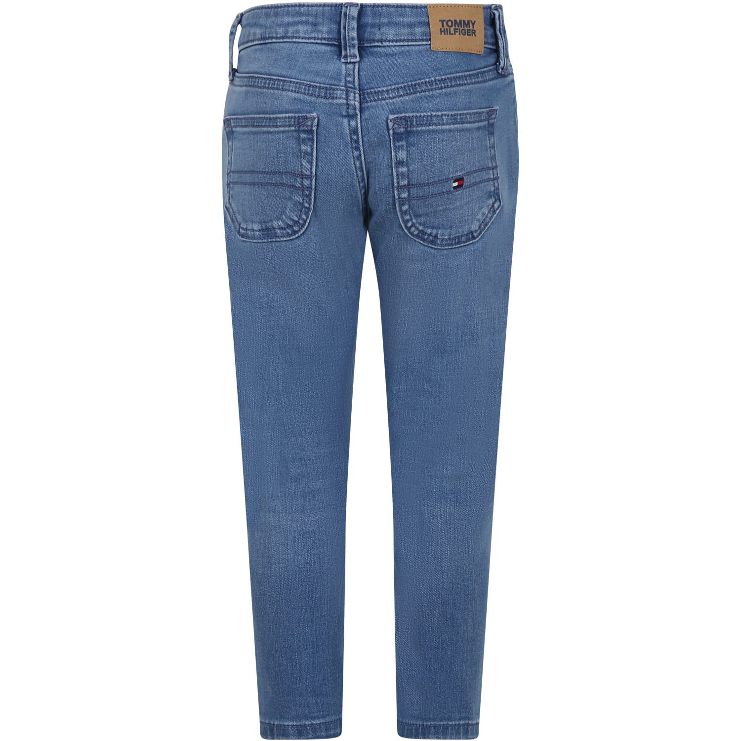 Shop Tommy Hilfiger Denim Jeans For Boy With Logo