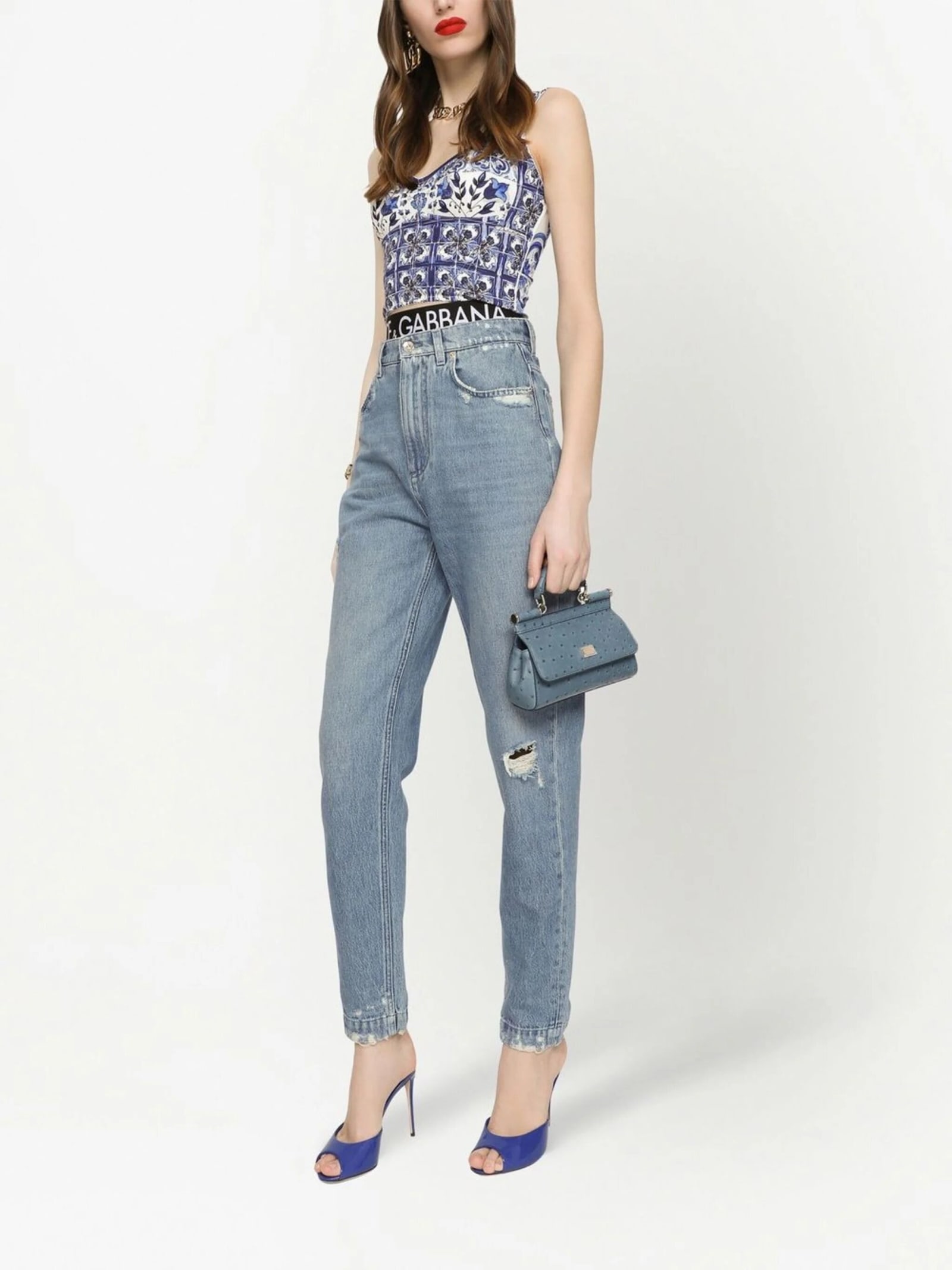 Shop Dolce & Gabbana Carrot Leg Jeans