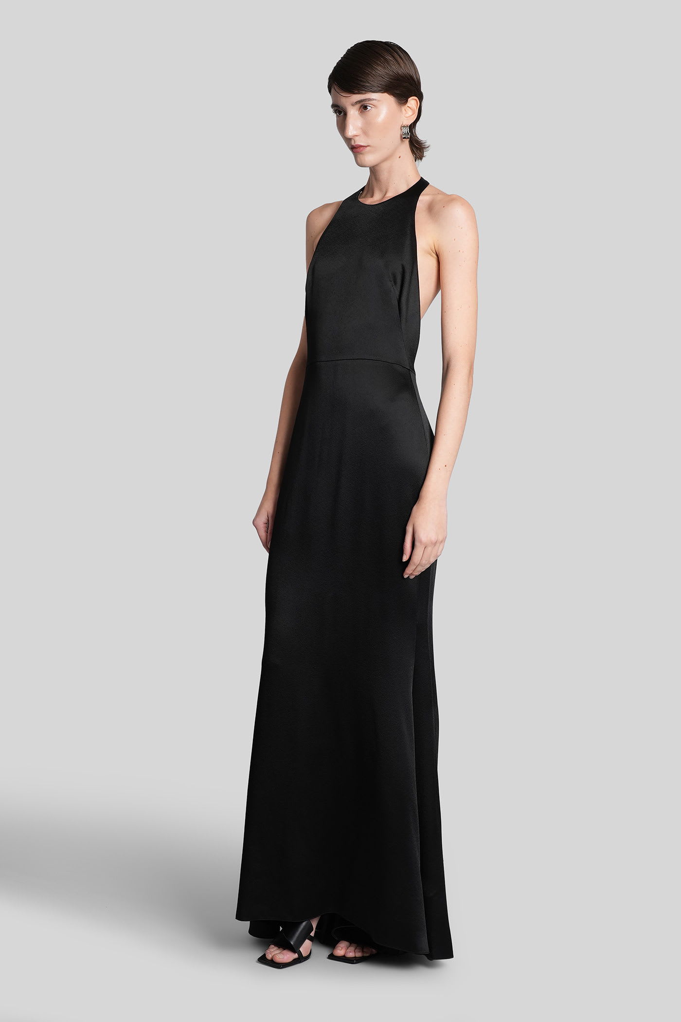 Givenchy Long Dress In Black Viscose In Black