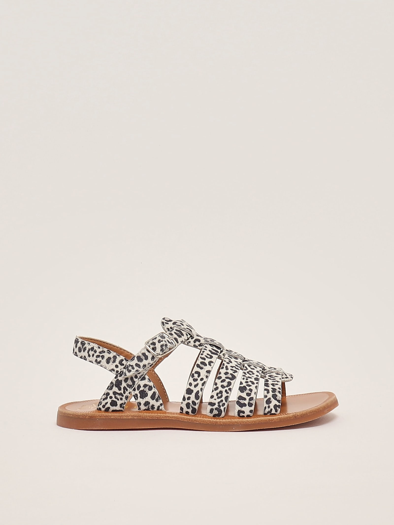 Pom D'api Plagette Leopard-print Leather Sandals In Animal Print