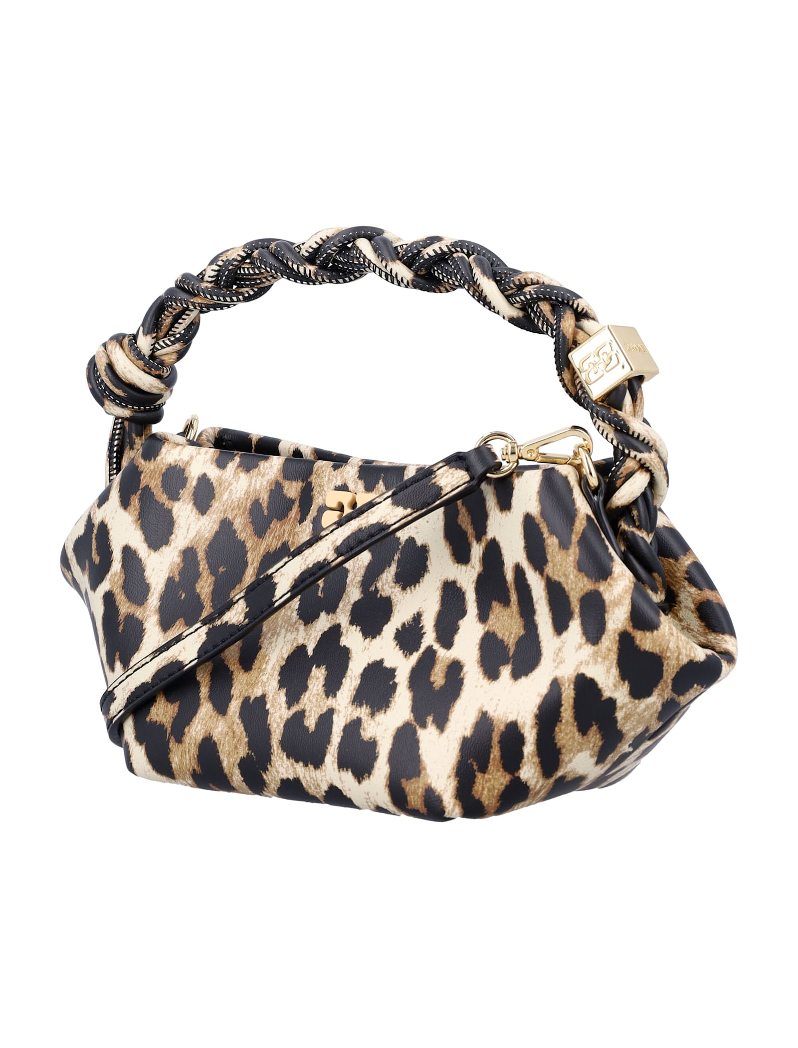 GANNI LEOPARD MINI GANNI BOU BAG