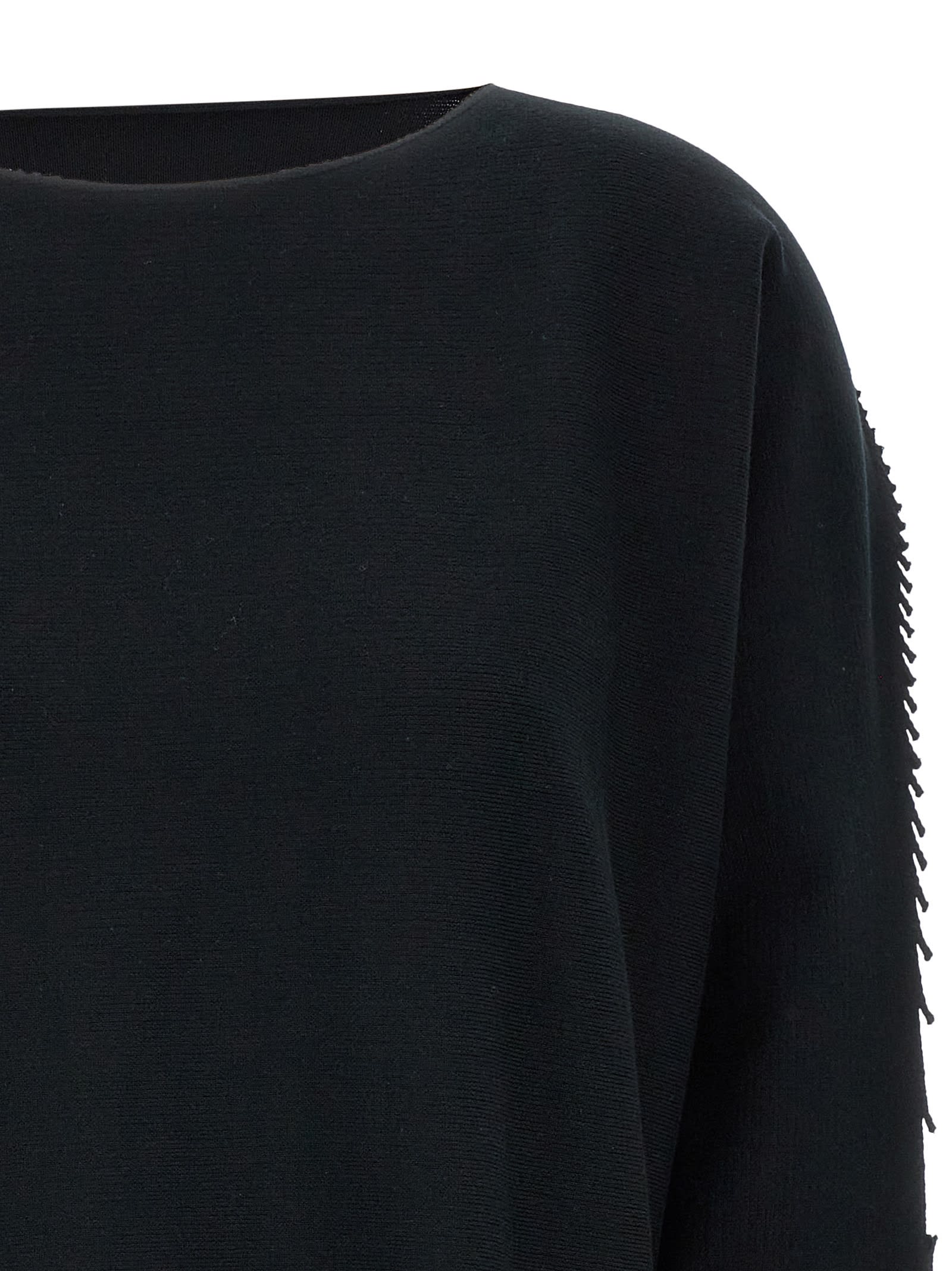 Issey Miyake Campagne Sweaters And Cardigans Black