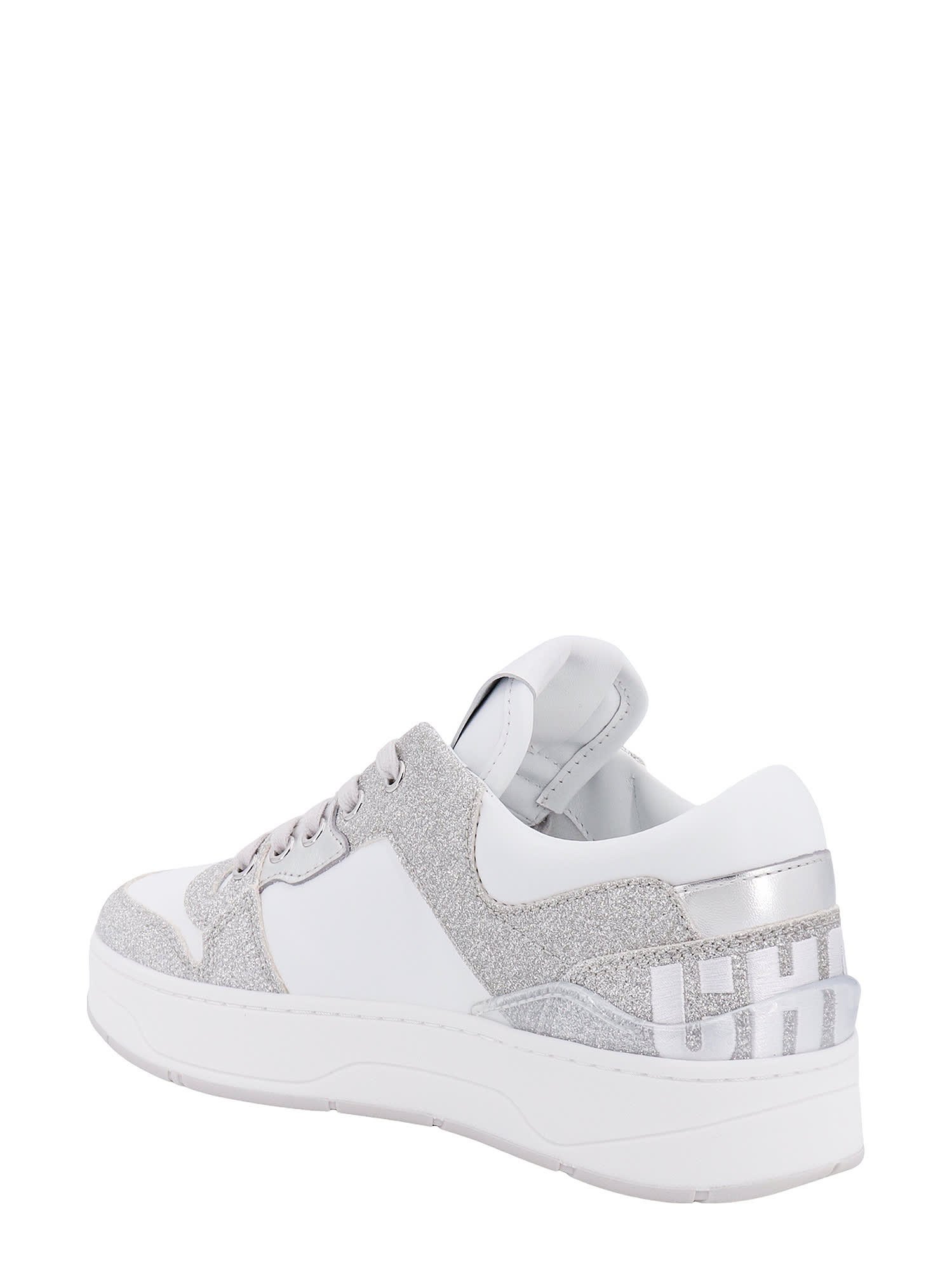 Shop Jimmy Choo Florent/f Sneakers In White