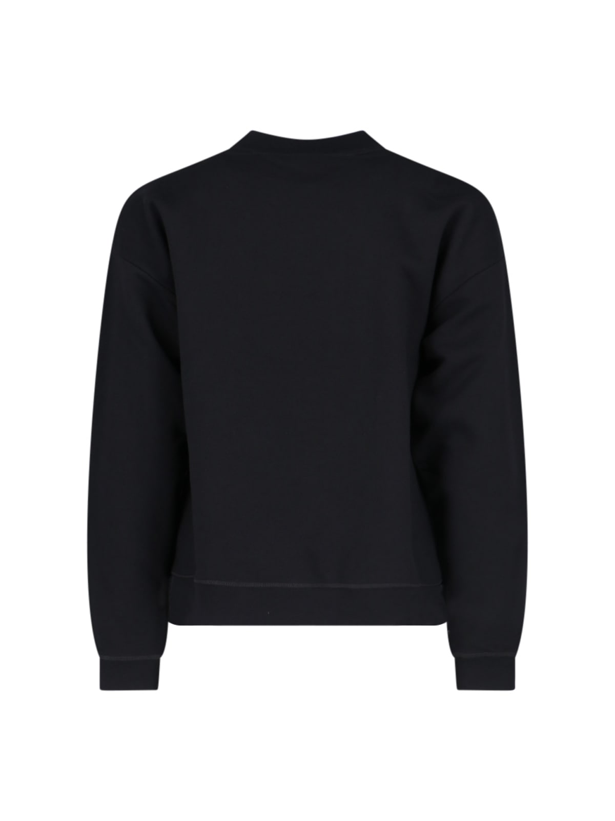 Dsquared2 Ribbed Crew Neck Sweater With Long Sleeves In Black