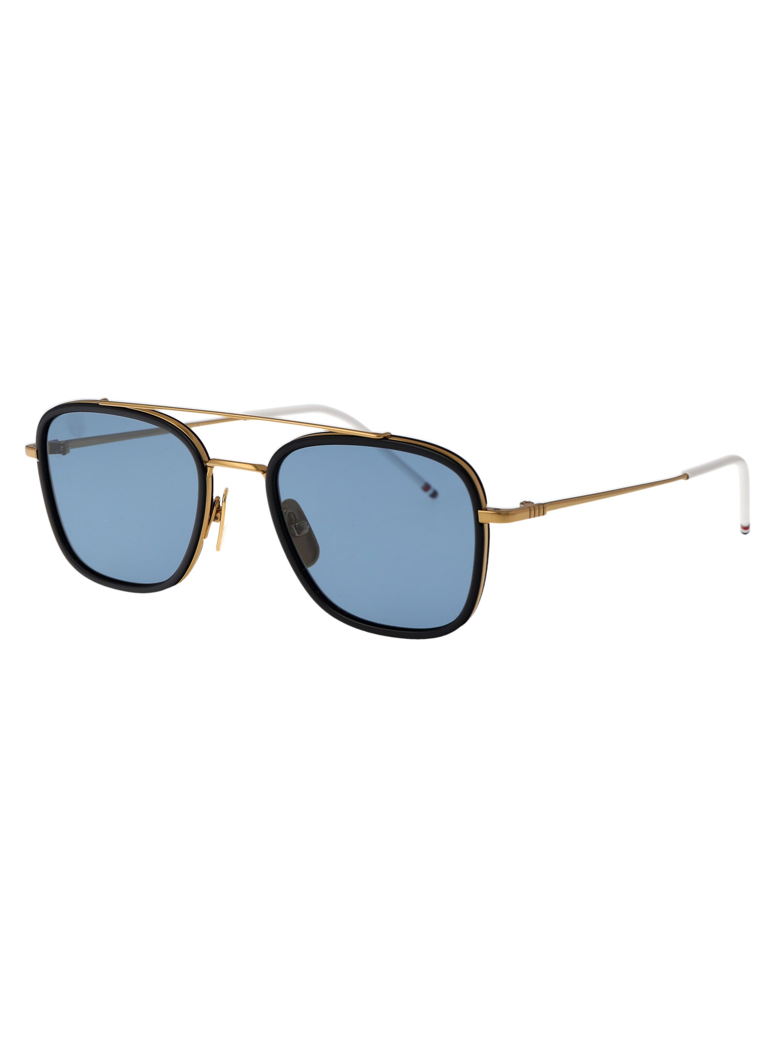 Shop Thom Browne Ues800a-g0003-415-51 Sunglasses In 415 Navy