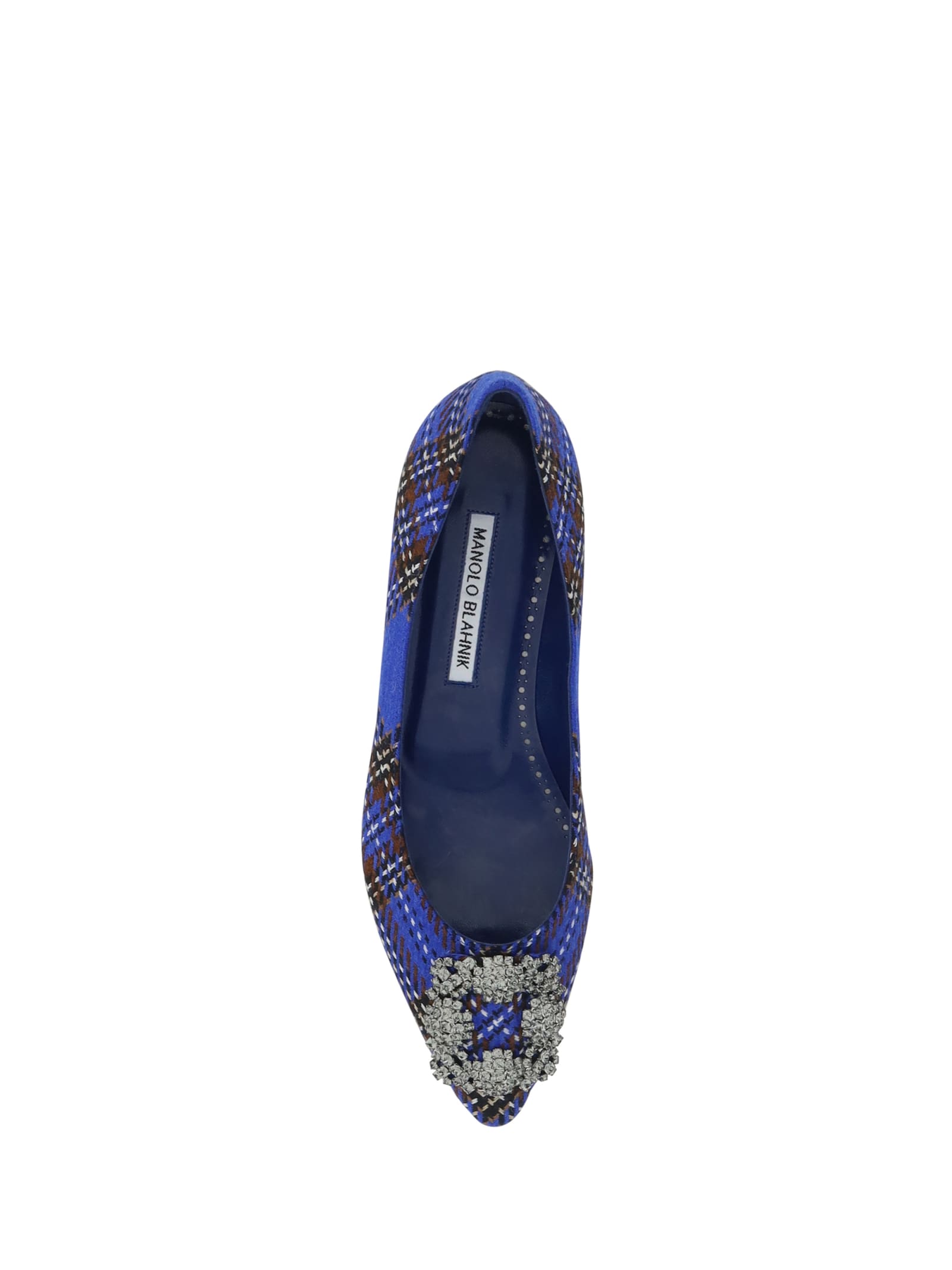 Shop Manolo Blahnik Hangisi Ballerinas In Ywov