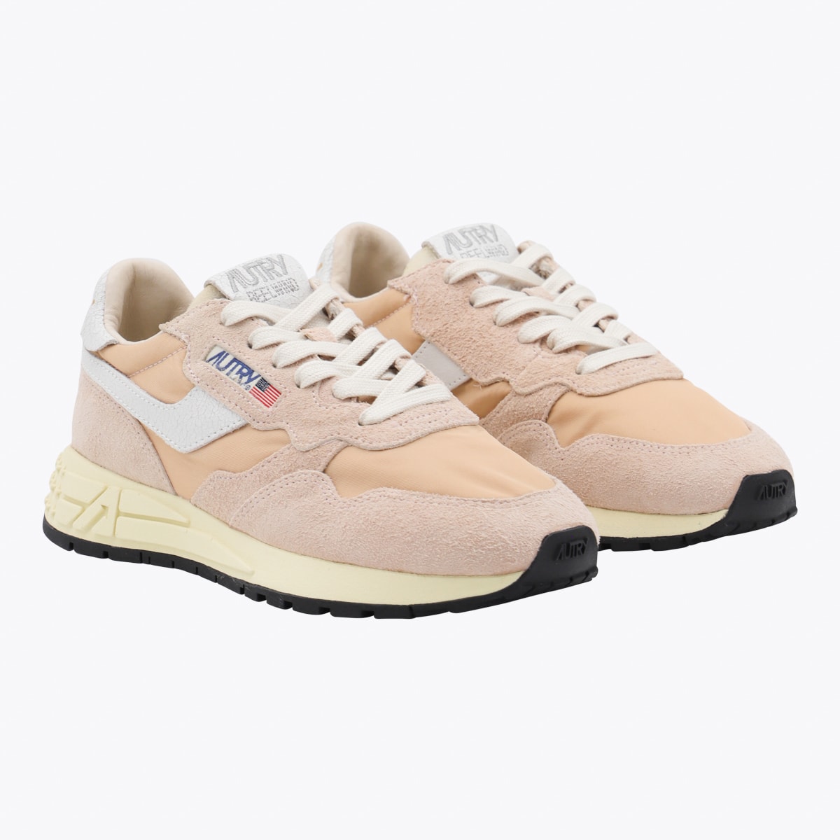 Autry Multicolor Fabric And Suede Reelwind Sneakers