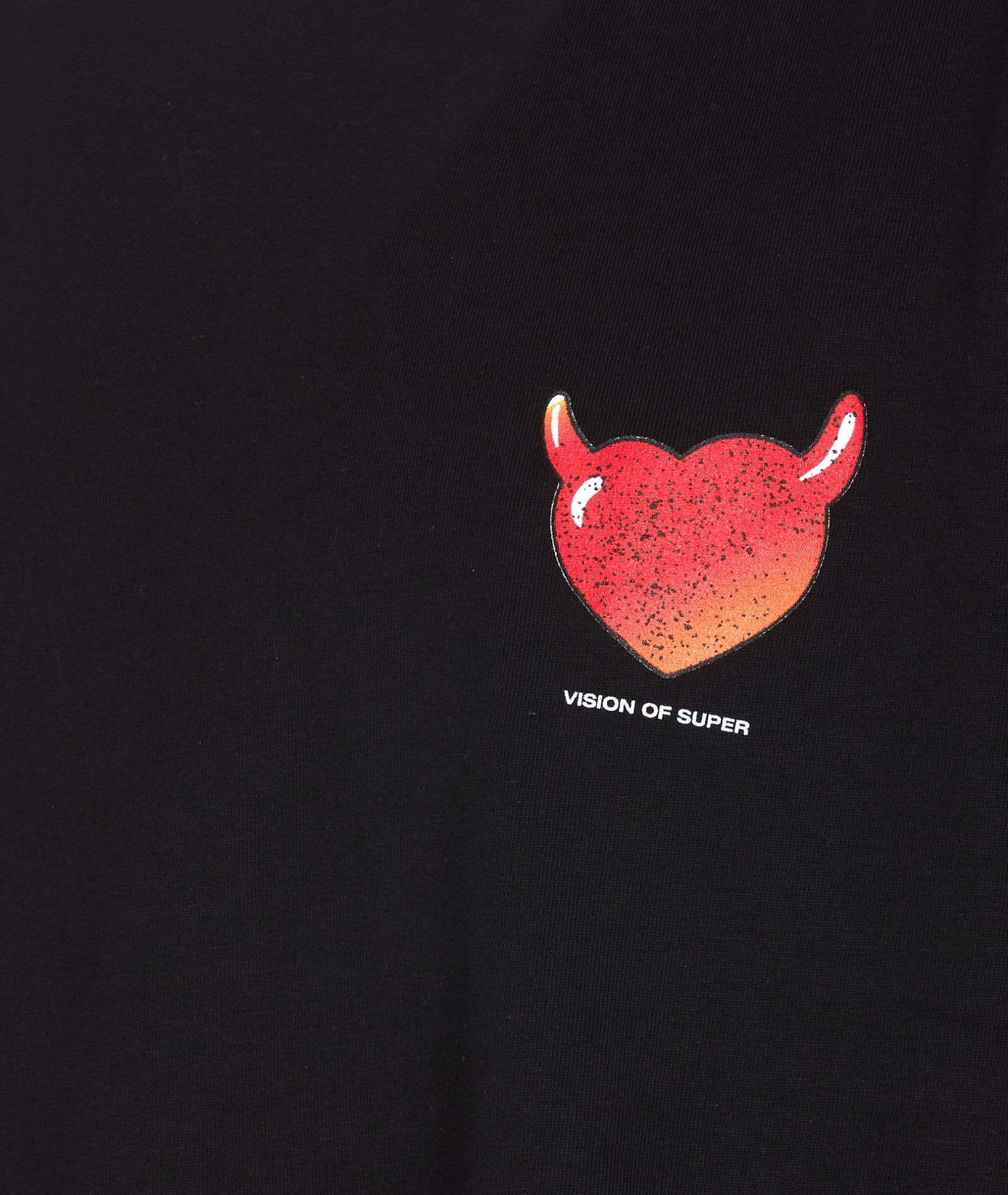 Shop Vision Of Super Puffy Love Print T-shirt