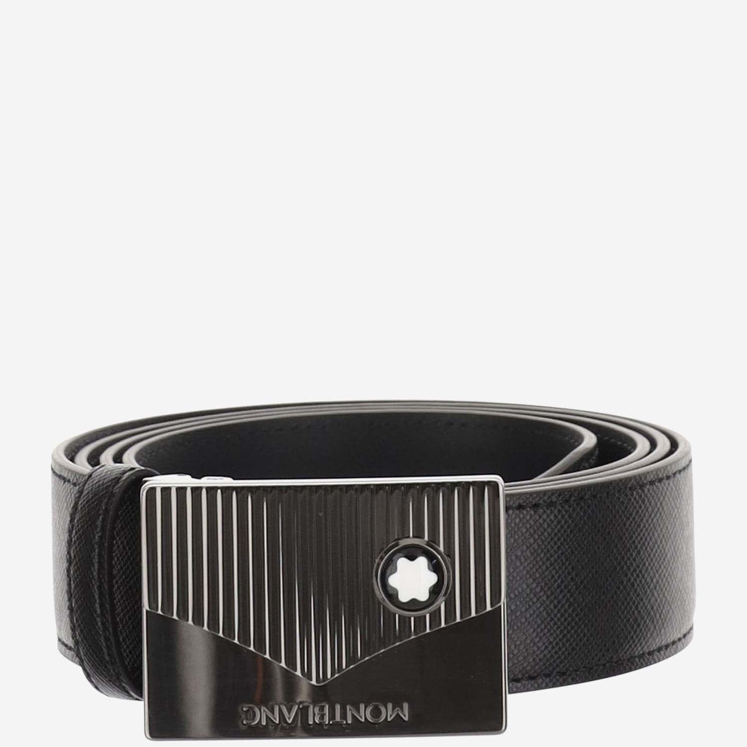 Leather Belt With Emblem