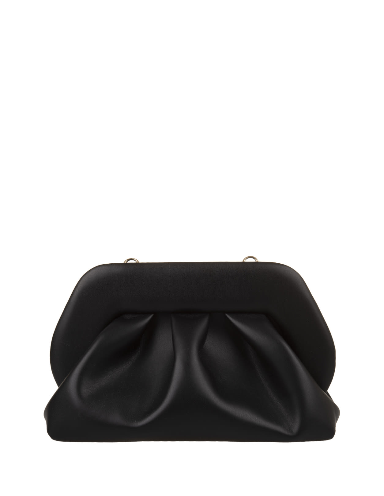 THEMOIRè Black Tia Vegan Fabric Clutch Bag