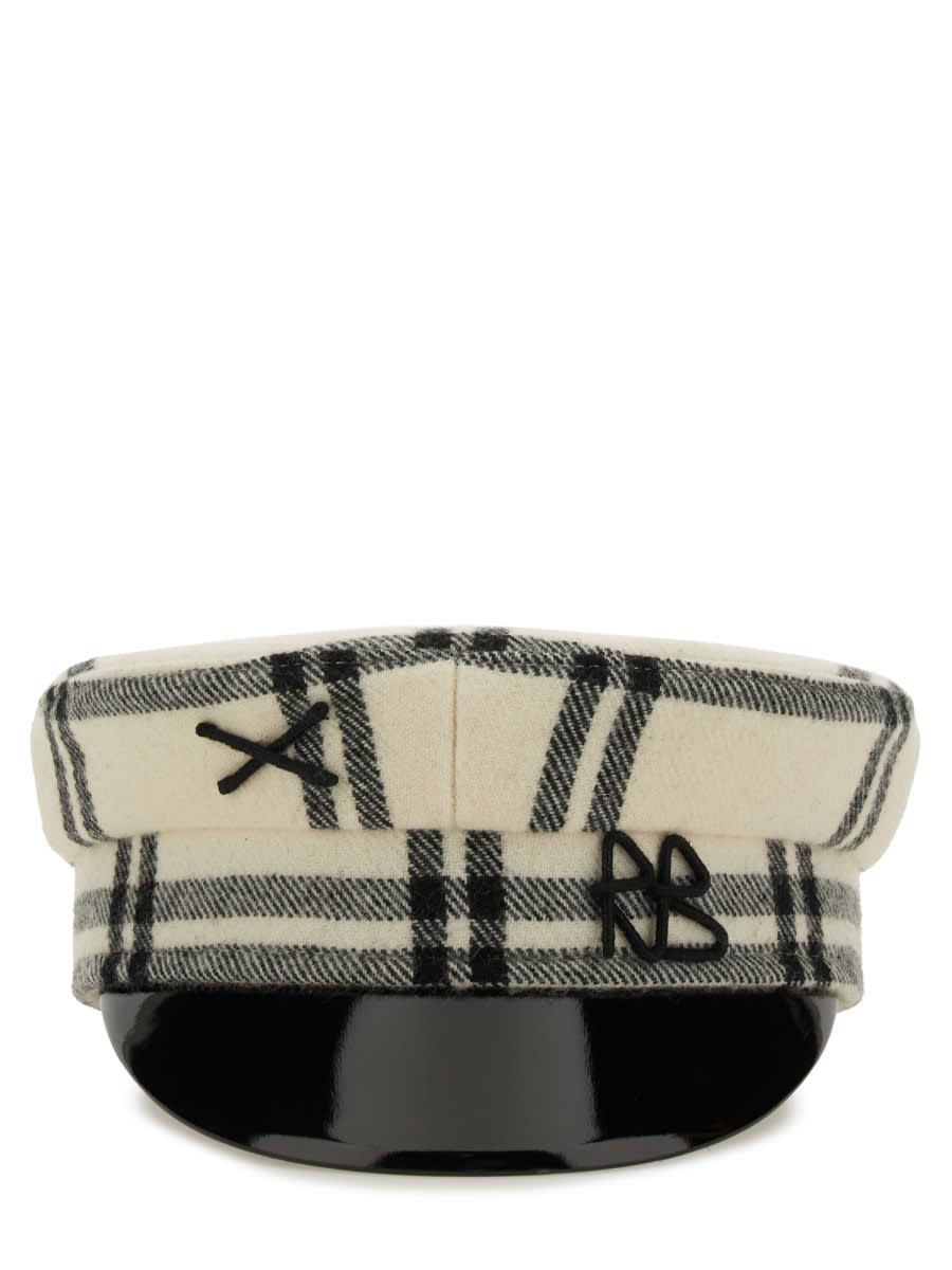 Ruslan Baginskiy Baker Boy Hat In White