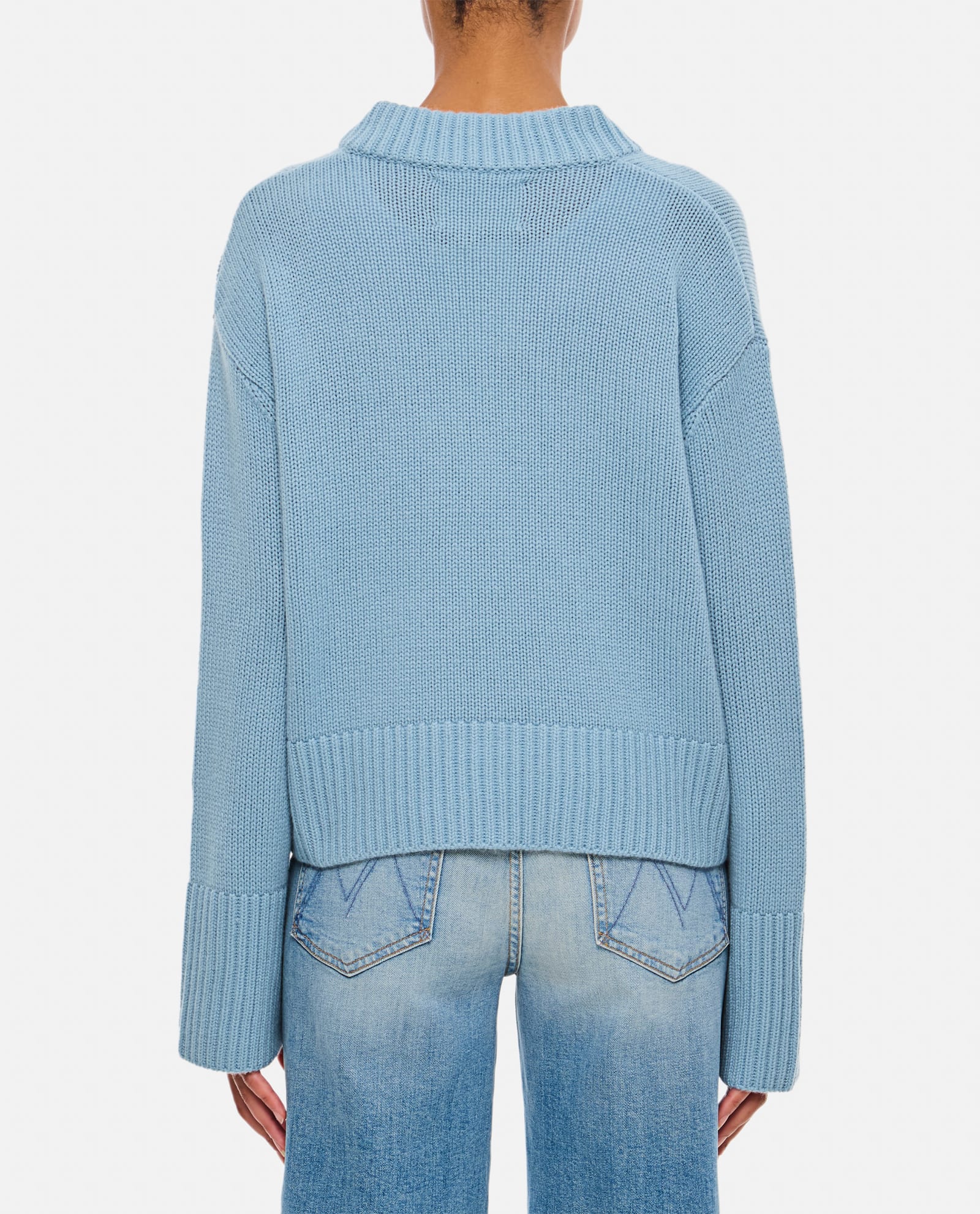 Shop Lisa Yang Sony Cashmere Sweater In Blue